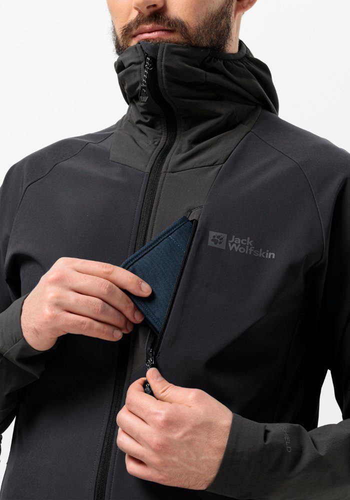 Jack Wolfskin Softshell-jack ALPSPITZE HOODY M