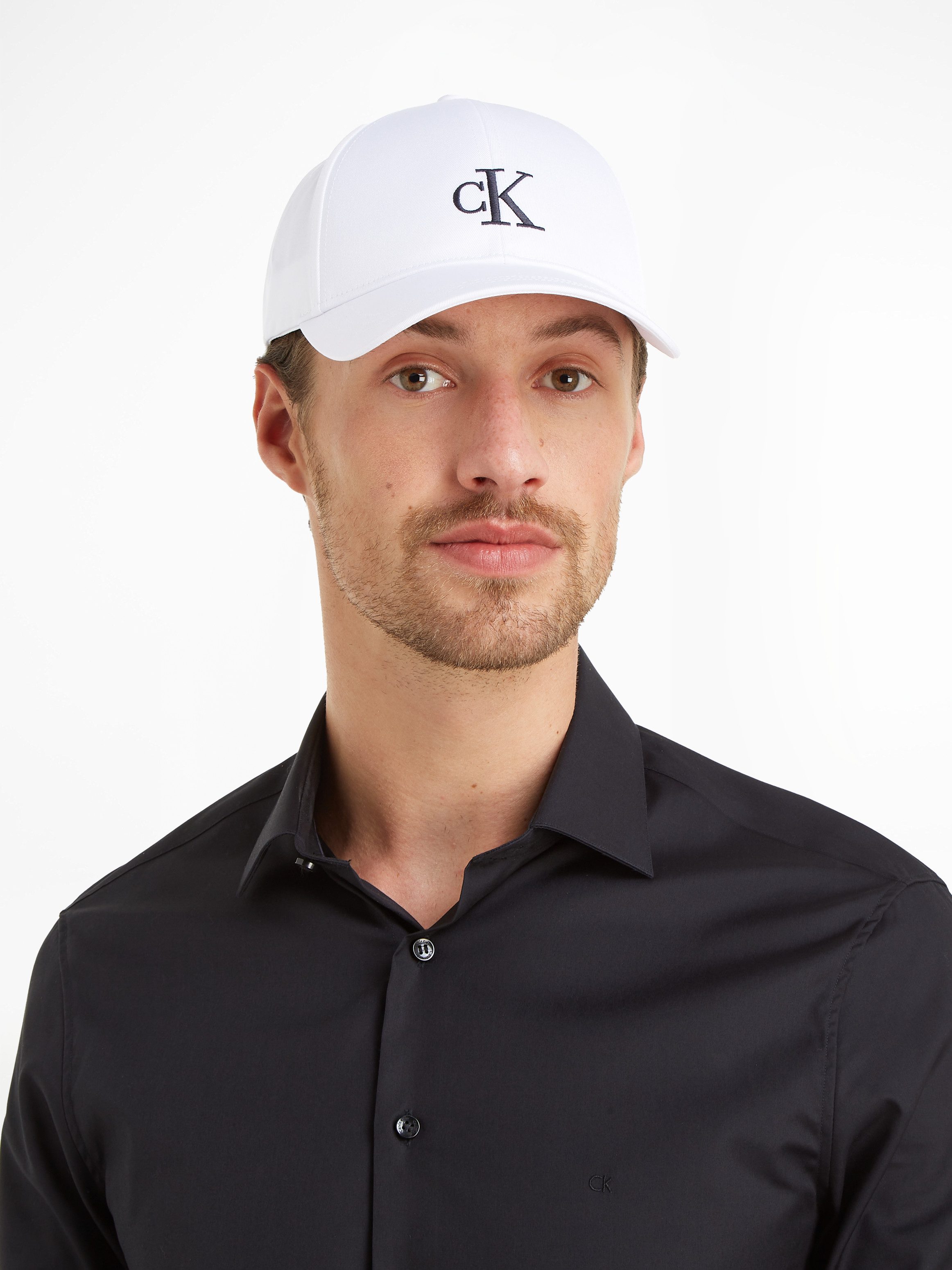 Calvin Klein Baseball pet MONOGRAM EMBRO CAP met geborduurd logo