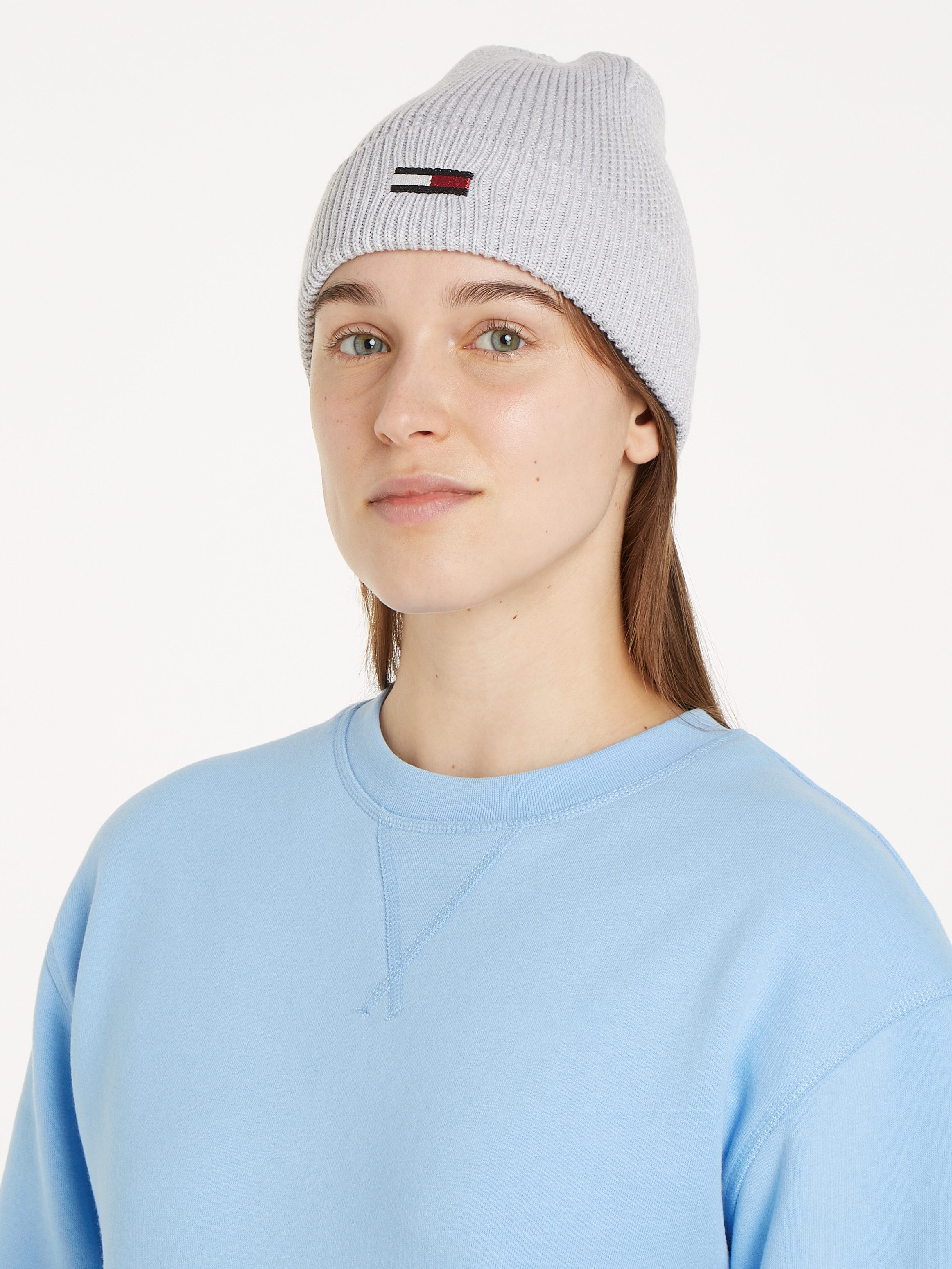 TOMMY JEANS Beanie TJW ELONGATED FLAG BEANIE