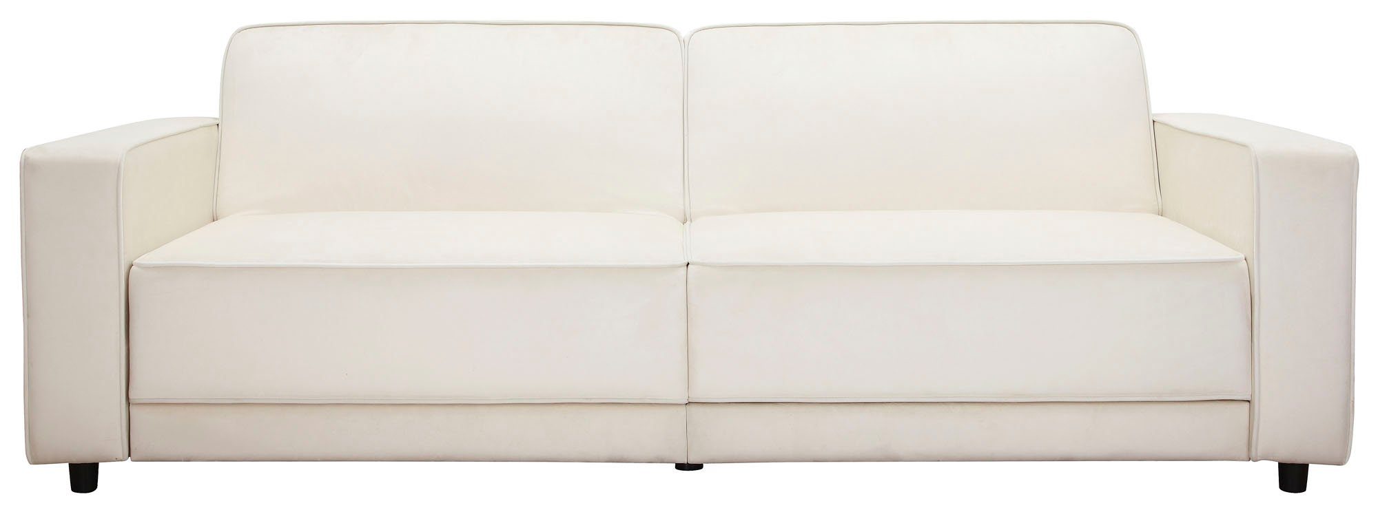 Dorel Home 3-zitsbank Allie slaapbank 225 cm Slaapbank functie (108/190cm), trendy ribfluweel of onderhoudsvriendelijk velours
