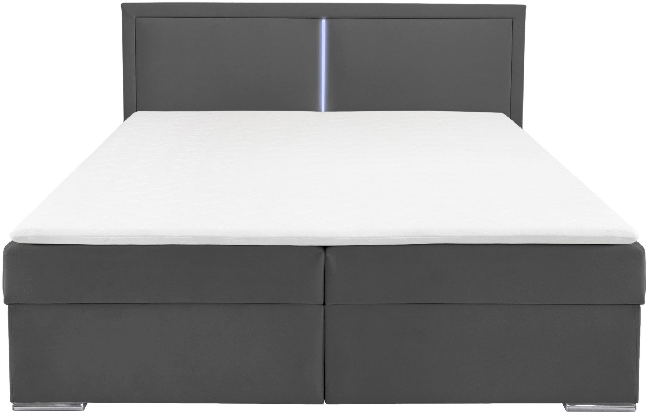 COLLECTION AB Boxspring Athena Incl. LED-verlichting, topper en opbergruimte