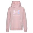 under armour hoodie rival logo hoodie roze