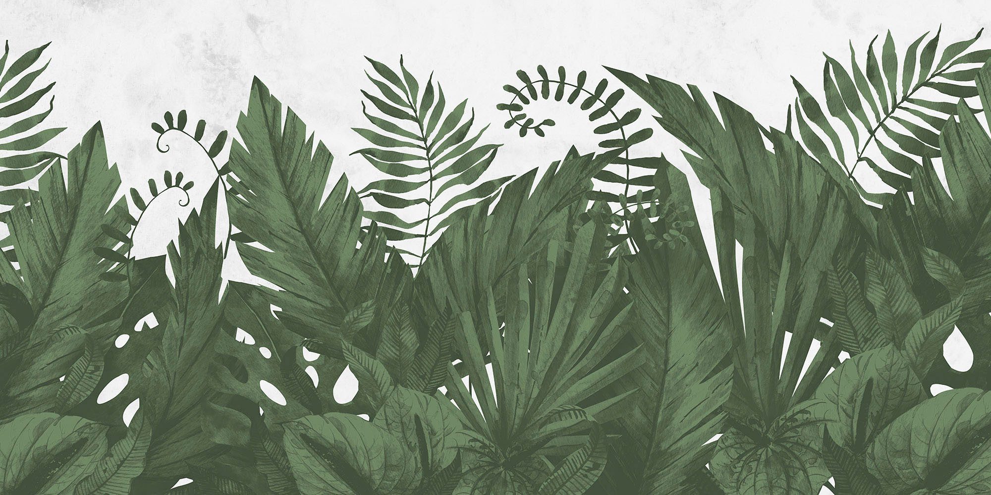 Komar Fotobehang Digitale print vlies - Botanic Harmony - Afmeting 500 x 250 cm (1 stuk)