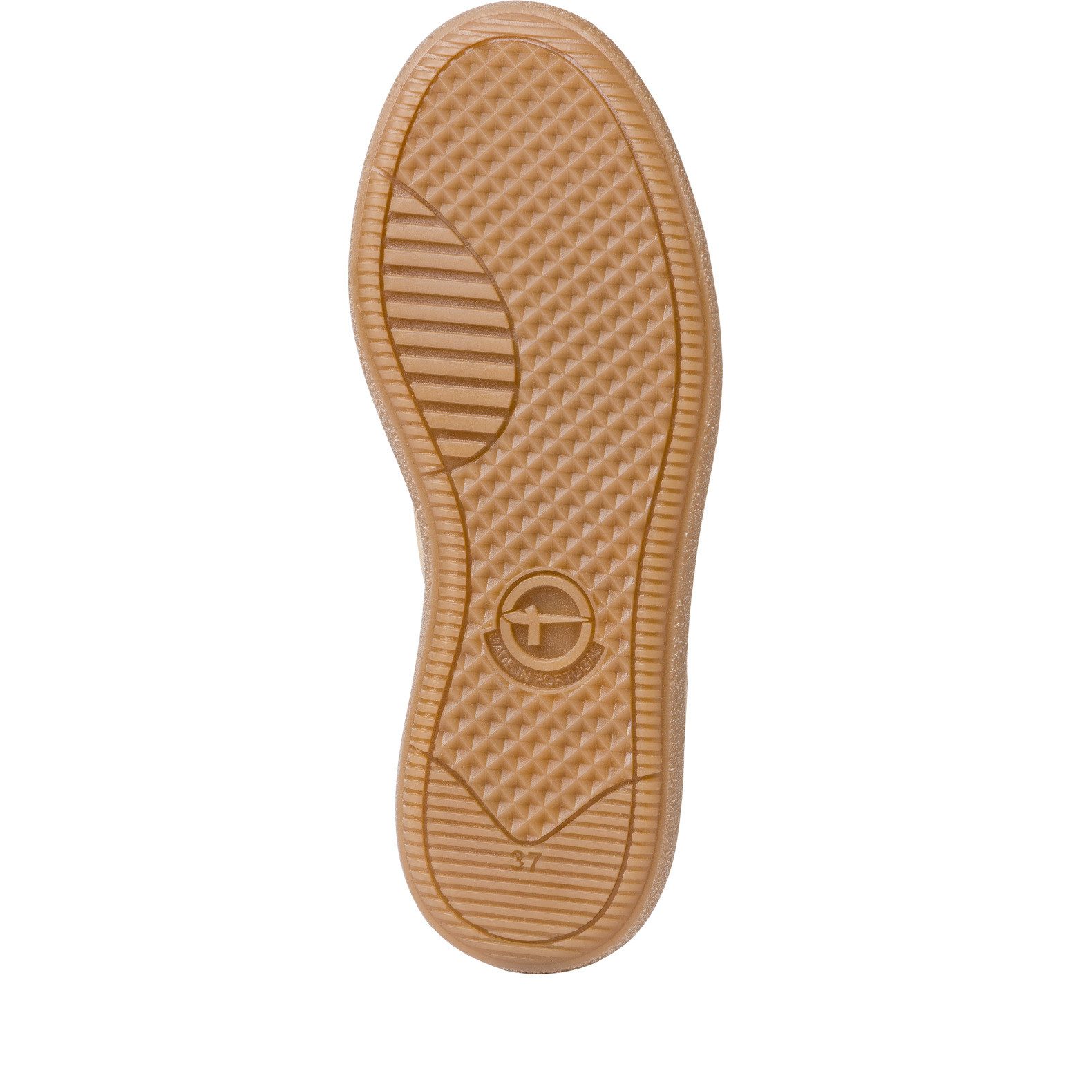 Tamaris Plateausneakers vrijetijdsschoen, lage schoen, veterschoen met contrast bies