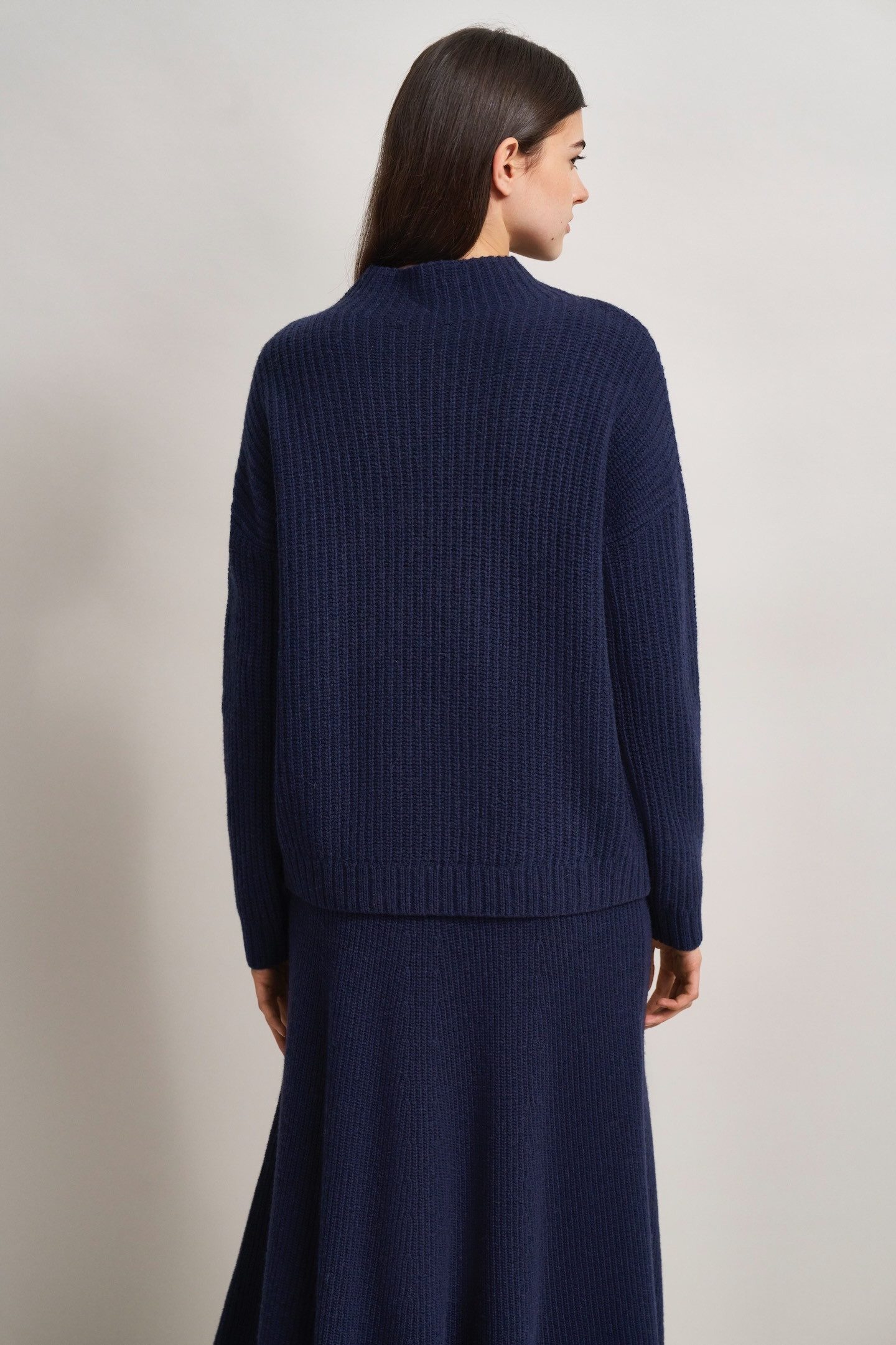 Bugatti Trui met ronde hals met lichte turtleneck