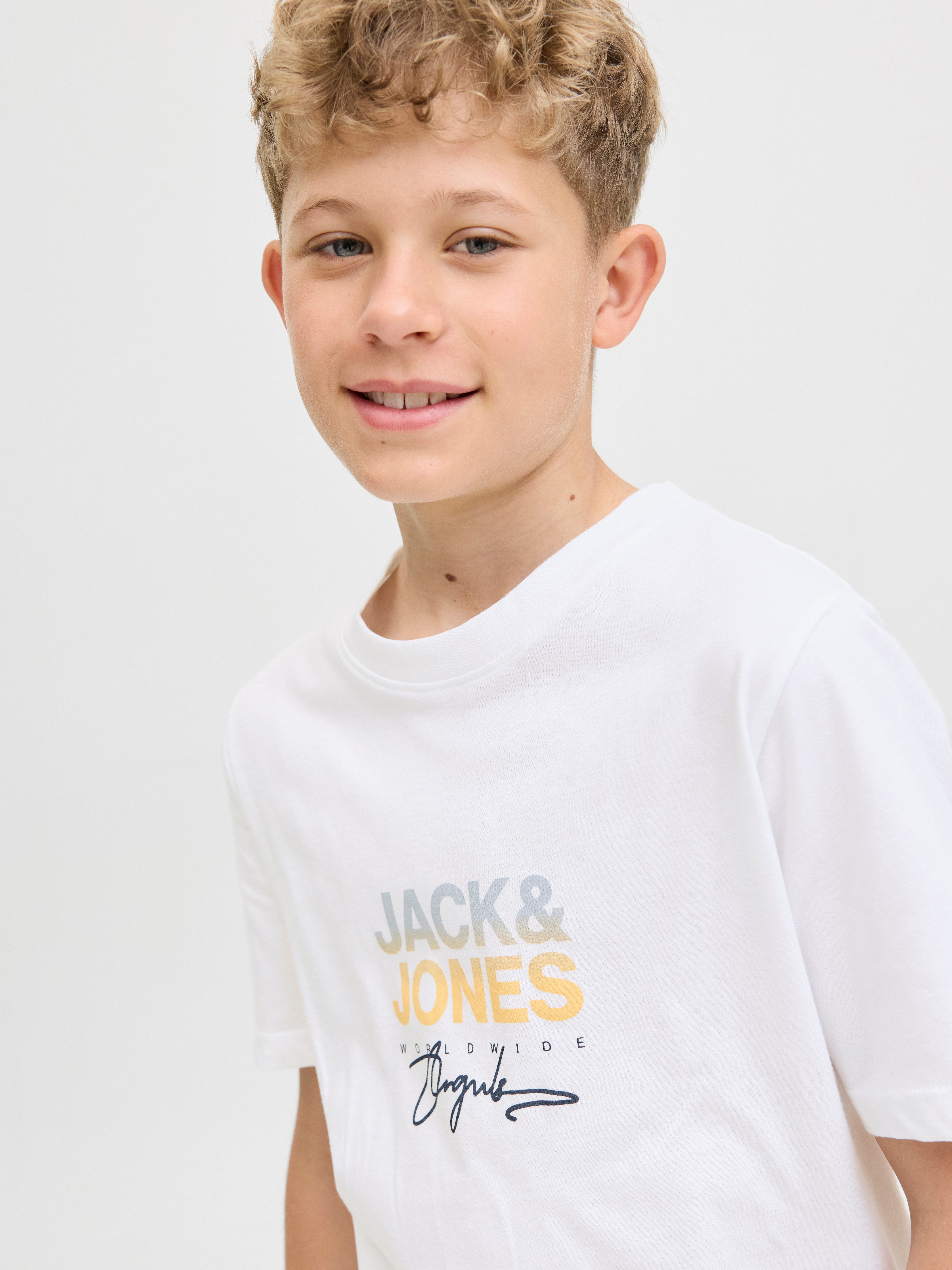 Jack & Jones Junior T-shirt JORCANGGU TEE SS CREW NECK FST JNR