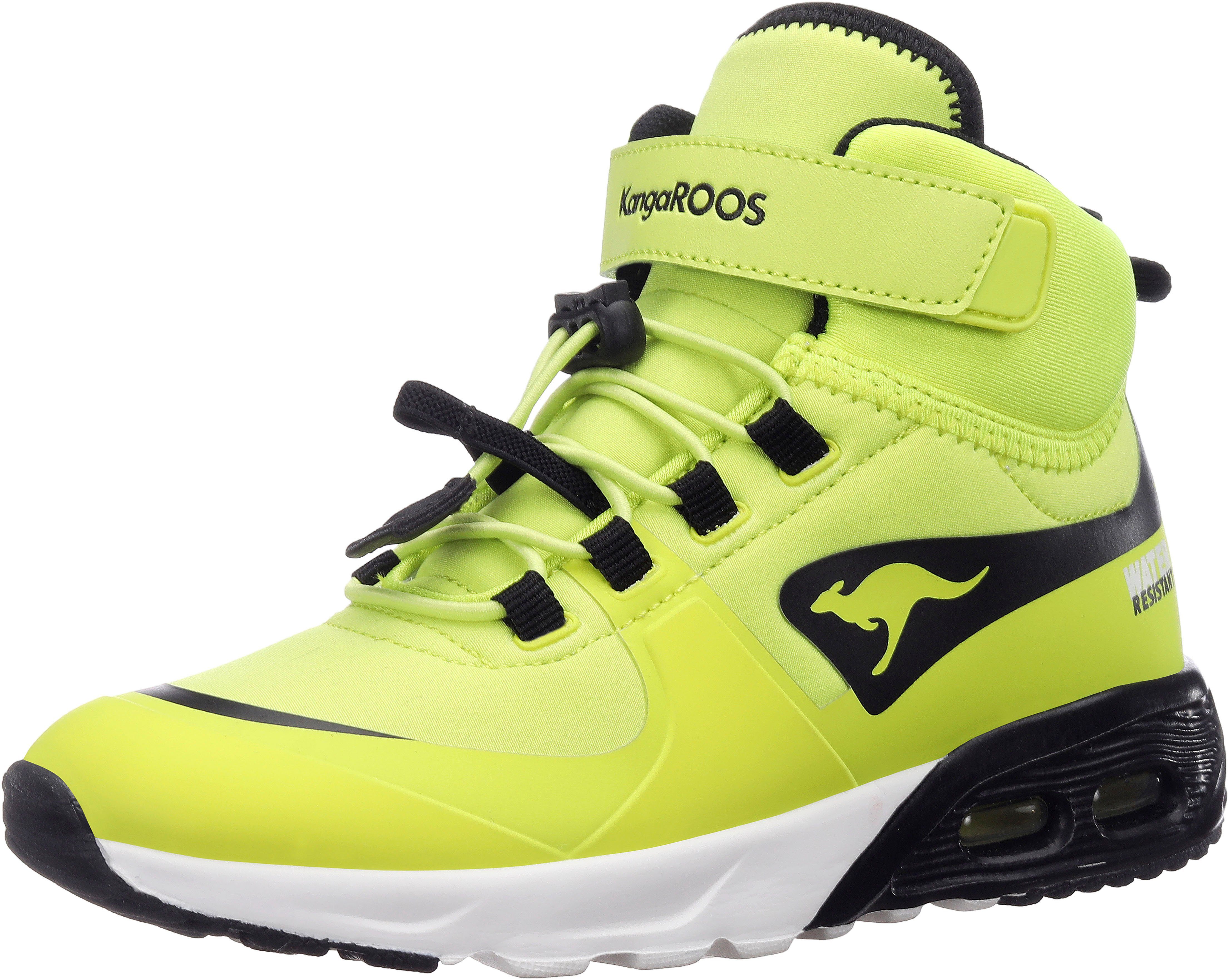 KangaROOS Sneakers KX-Hydro Sneakerboot, winterlaars, waterdicht kinderen sneakers laag maat 28 EU groen