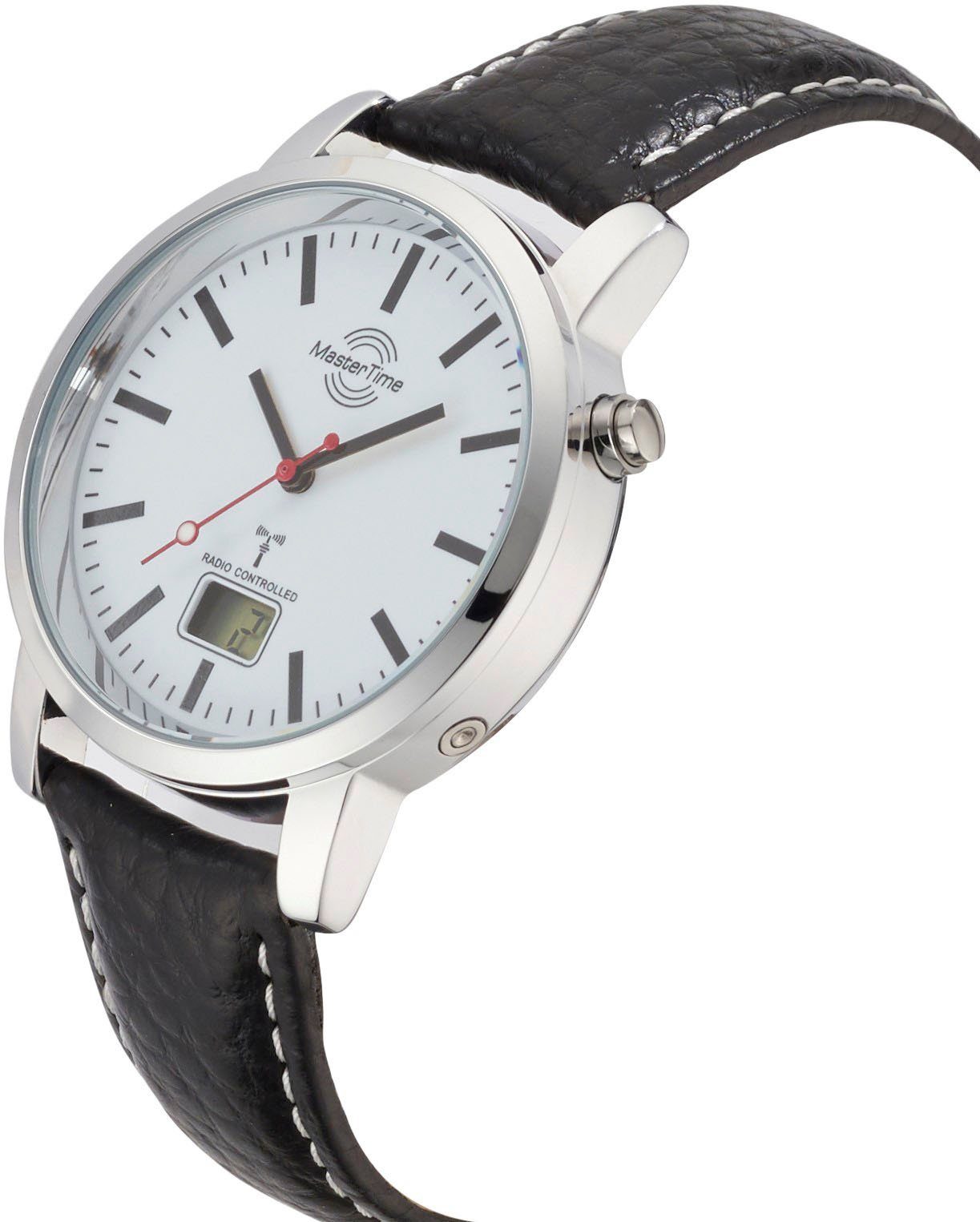 MASTER TIME Radiografisch horloge Basic Horloge, kwartshorloge, herenhorloge, datum, leren band