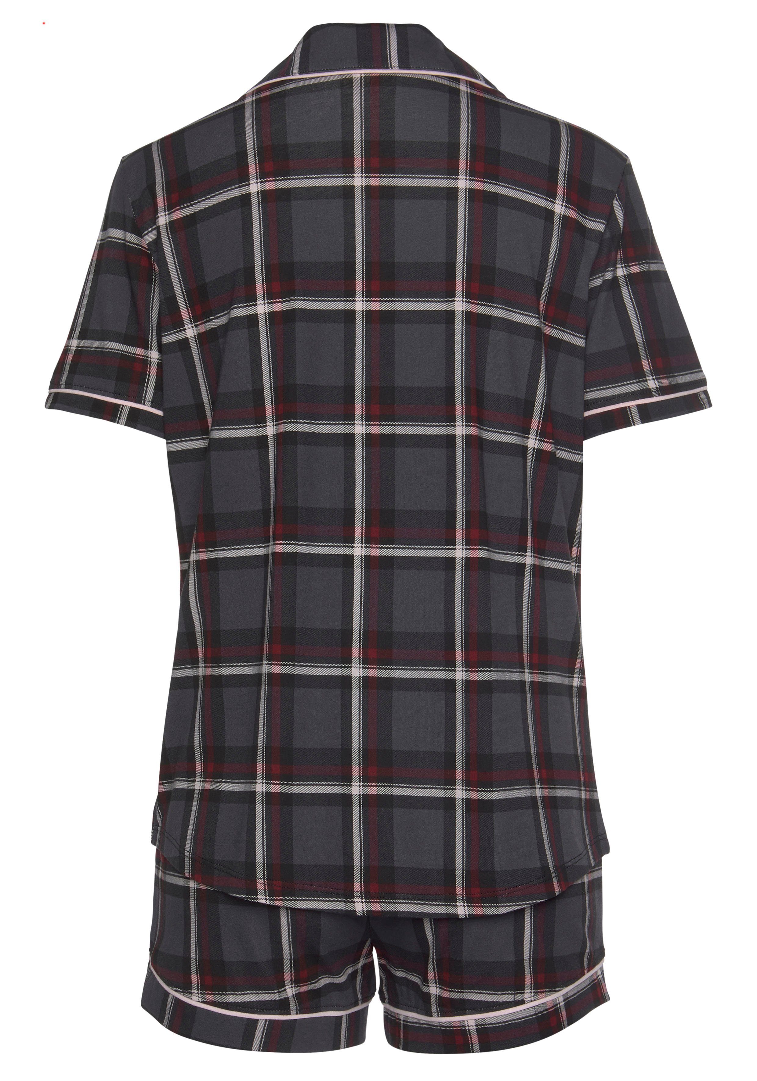 s.Oliver RED LABEL Beachwear Shortama met print all-over (2-delig, 1 stuk)