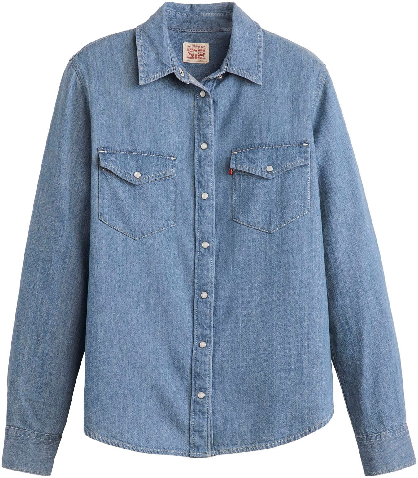 Levi's® Jeans blouse ESSENTIAL WESTERN met borstzakken met drukknopen