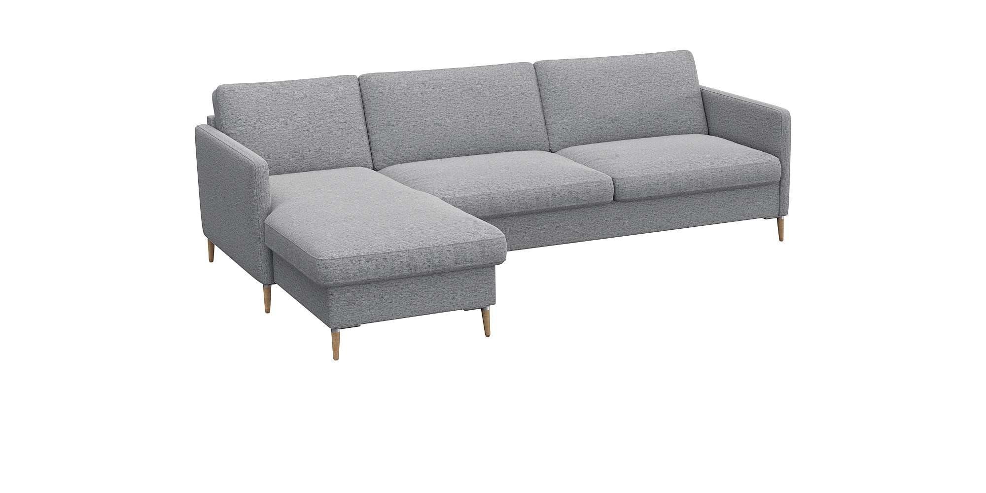 FLEXLUX Hoekbank Fiore, super zitcomfort door koudschuim in de zitting, L-vorm