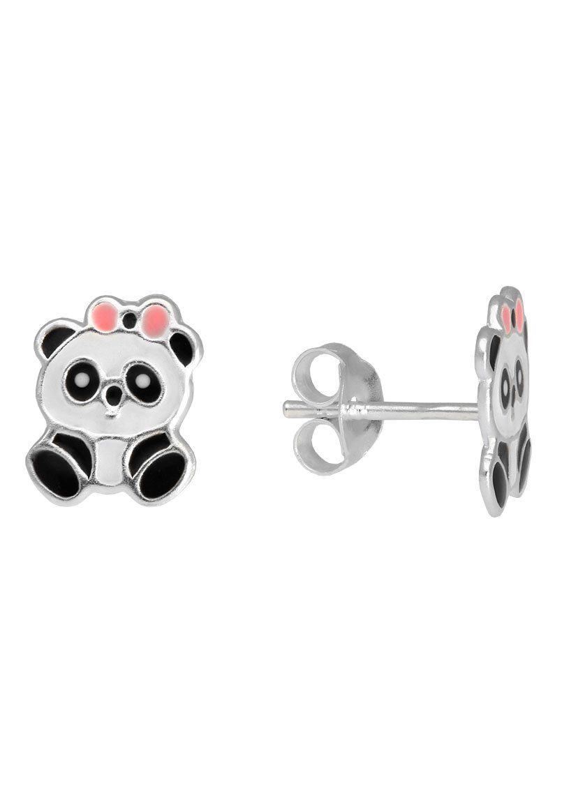 Firetti Oorstekers Sieraad cadeau zilver 925 oorbellen panda