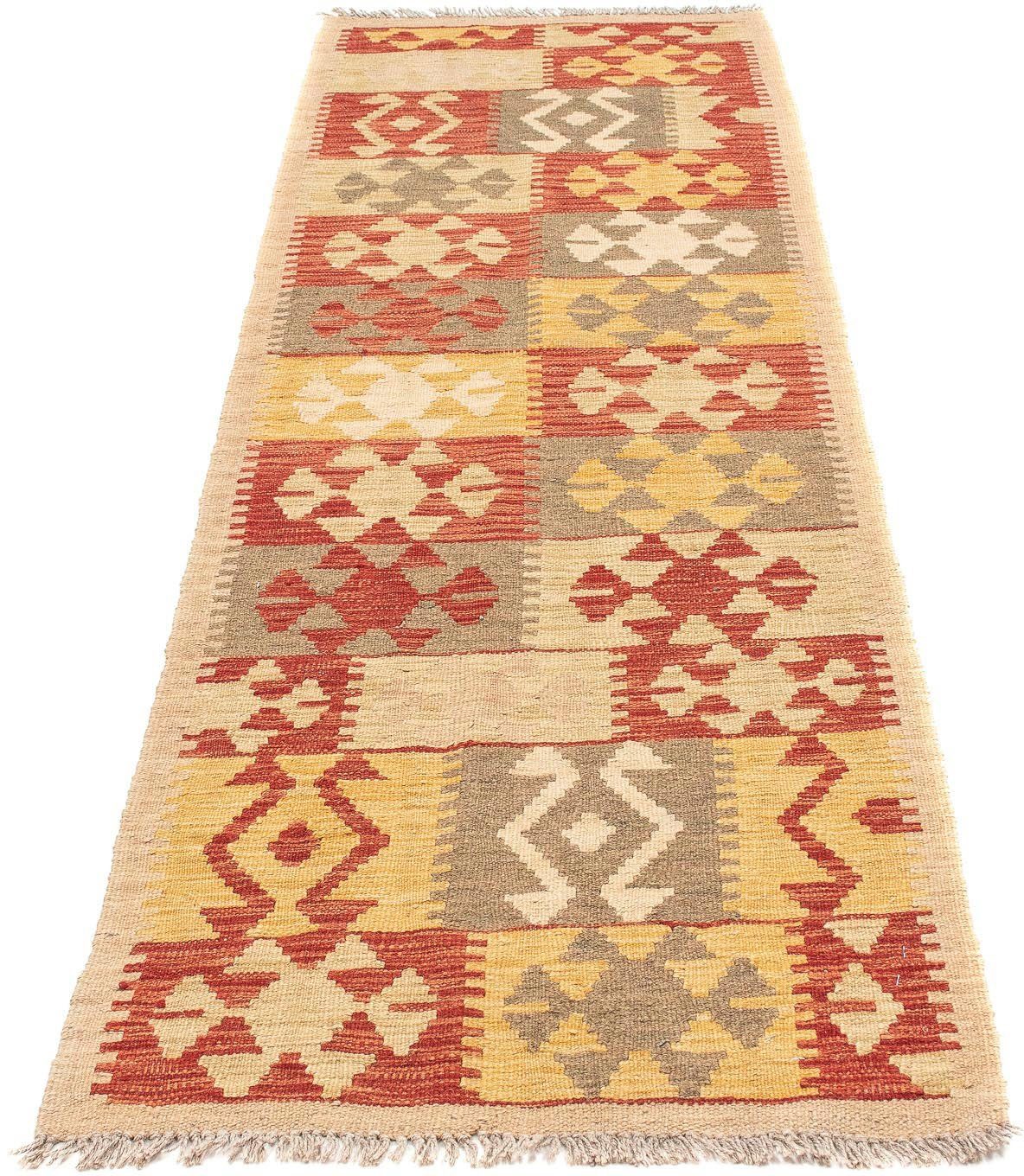 morgenland Loper Kelim Maimene medaillon 193 x 63 cm Omkeerbaar tapijt