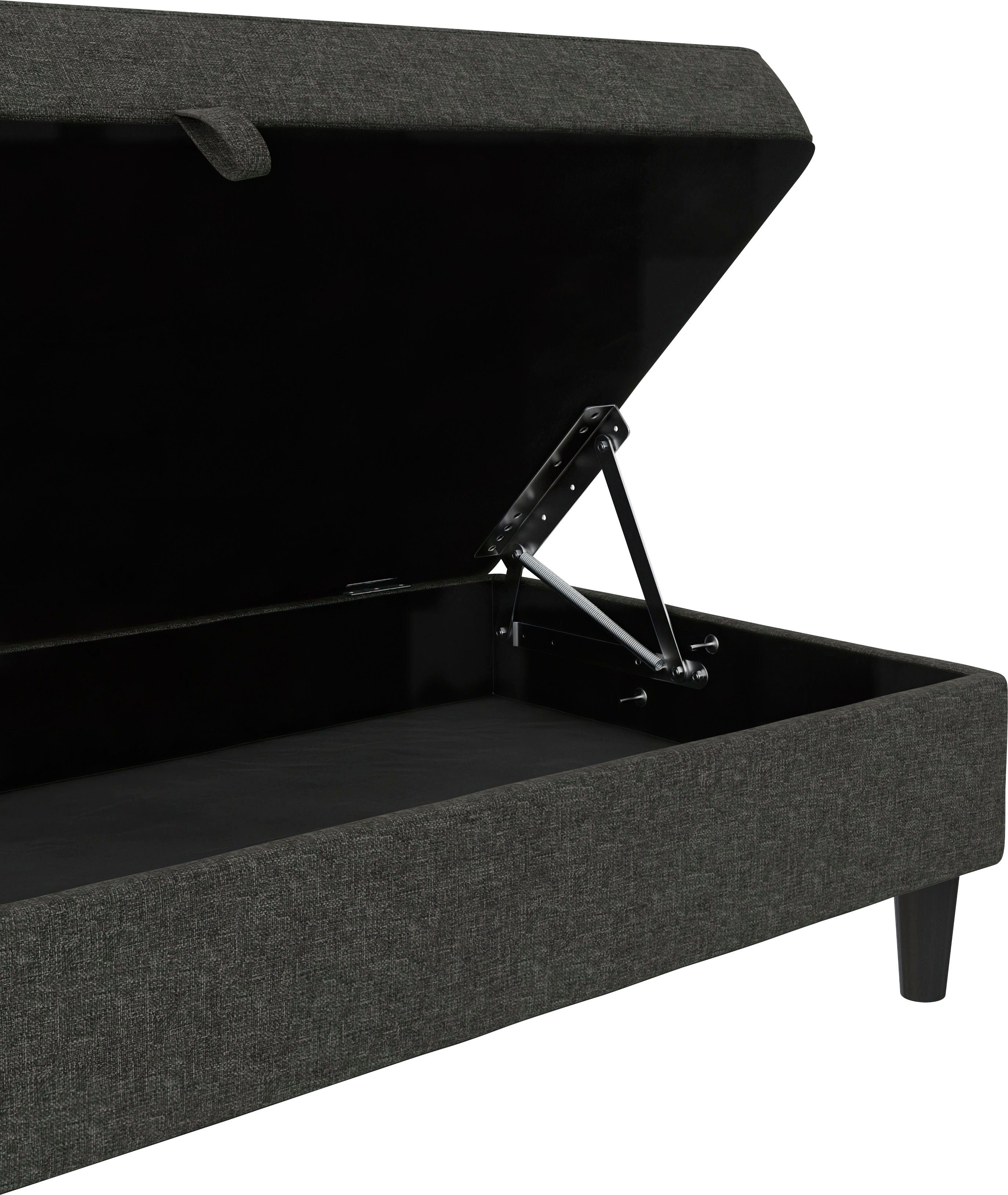 Dorel Home Hocker met bergruimte Hartford Hocker met bergruimte, vrij plaatsbaar, zithoogte 43 cm