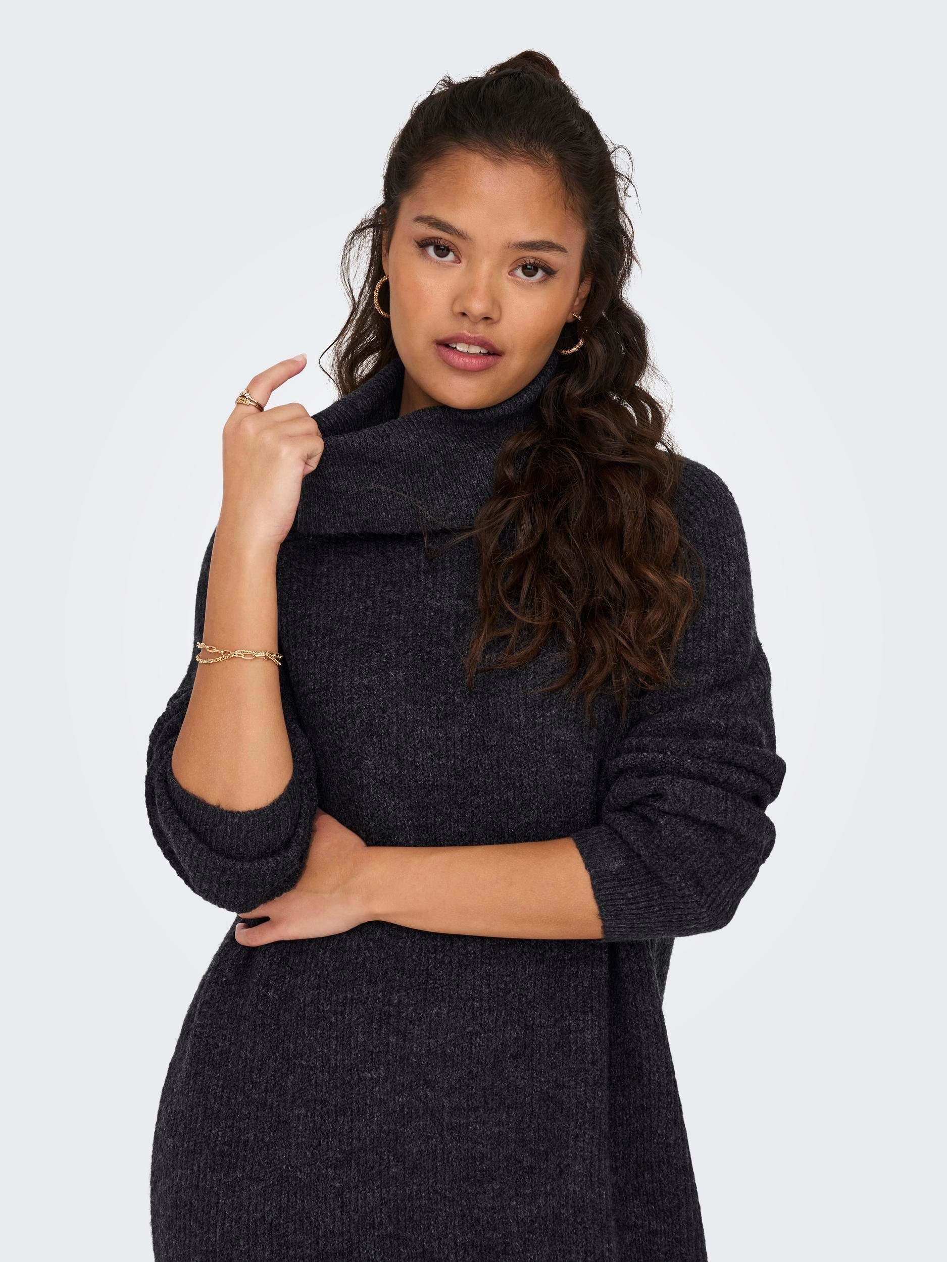 Only Gebreide jurk ONLSILLY LS ROLLNECK DRESS BF KNT