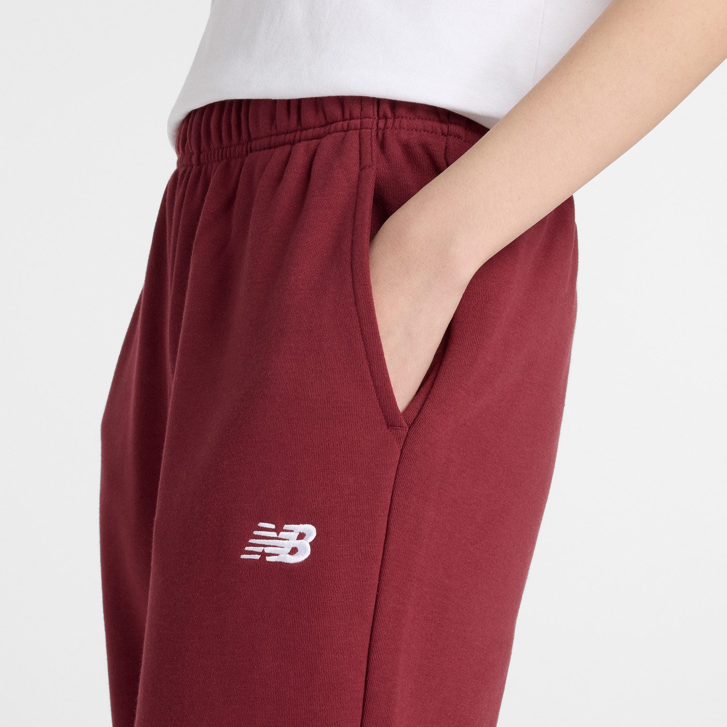New Balance Joggingbroek Sport Essentials French Terry JoggerONARCH BURGUNDY