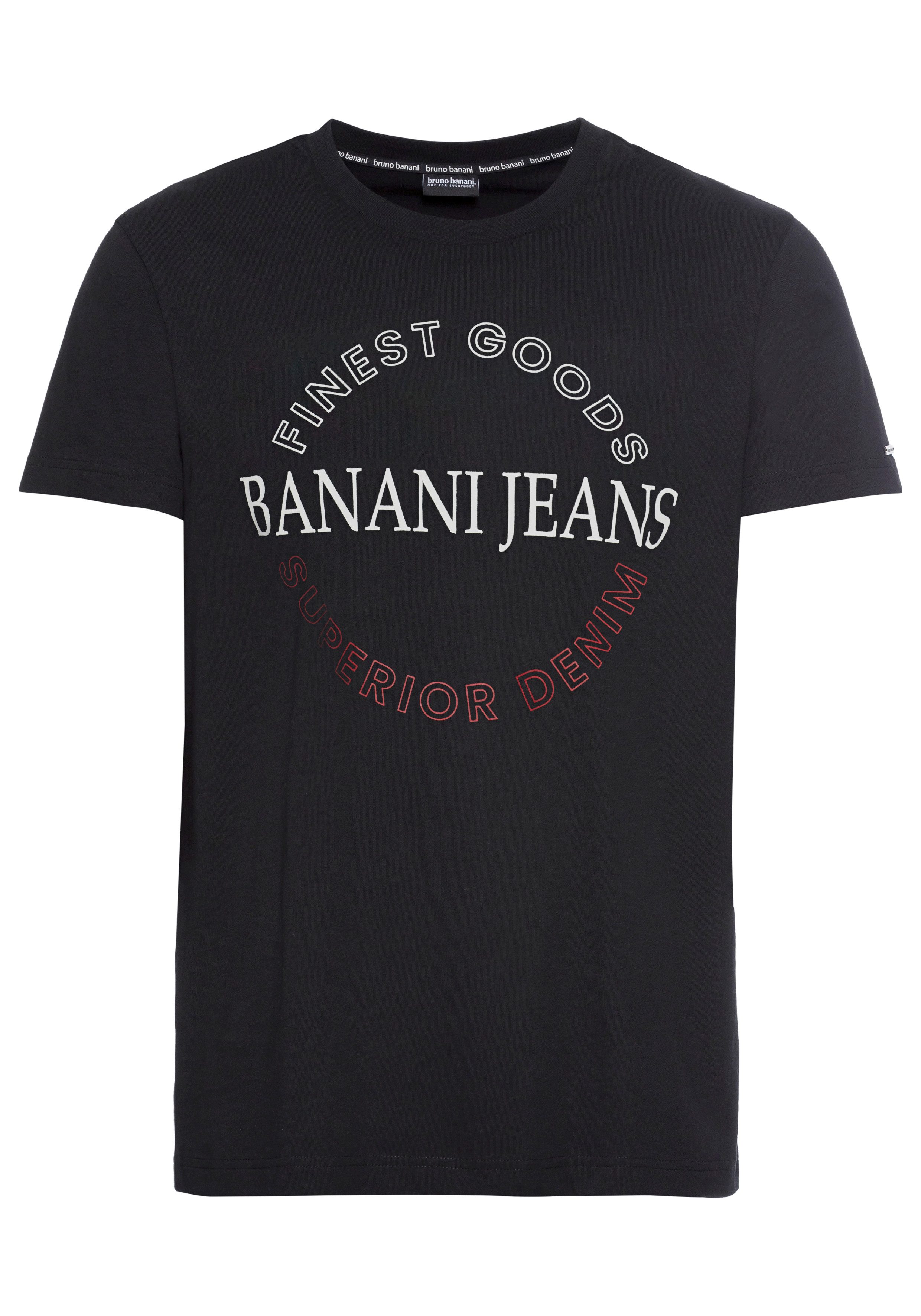 Bruno Banani Shirt met ronde hals met print