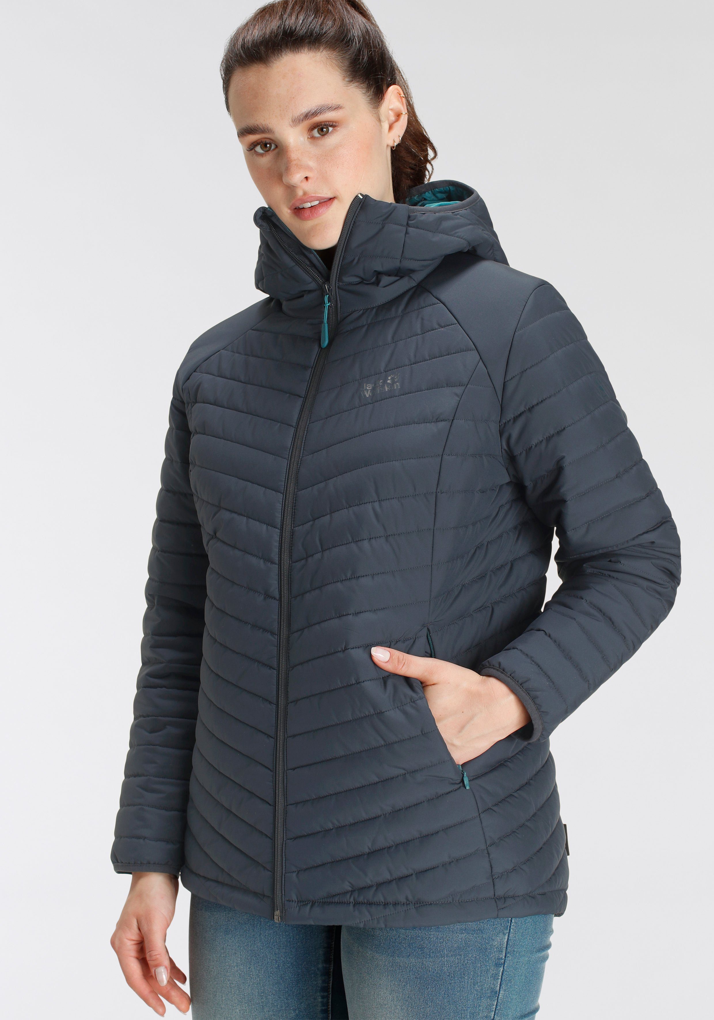 Jack Wolfskin Gewatteerde jas NUBEENA Waterafstotend & winddicht & ademend & warm