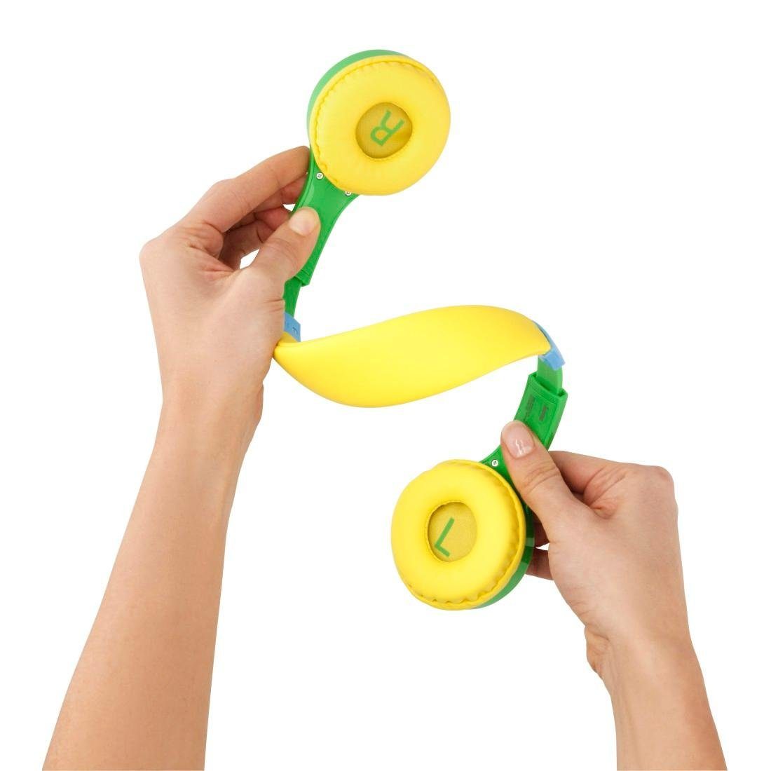 Hama Kinder koptelefoon Kindkoptelefoon met kabel (85 dB volume beperking, on-ear) Maat verstelbaar, geïntegreerde microfoon, Siri en Google Assistant