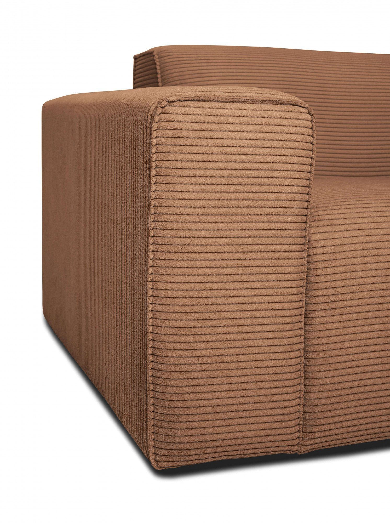 INOSIGN 2-zitsbank Clayton in een trendy ribfluwelen bekleding, diverse combinaties mogelijk
