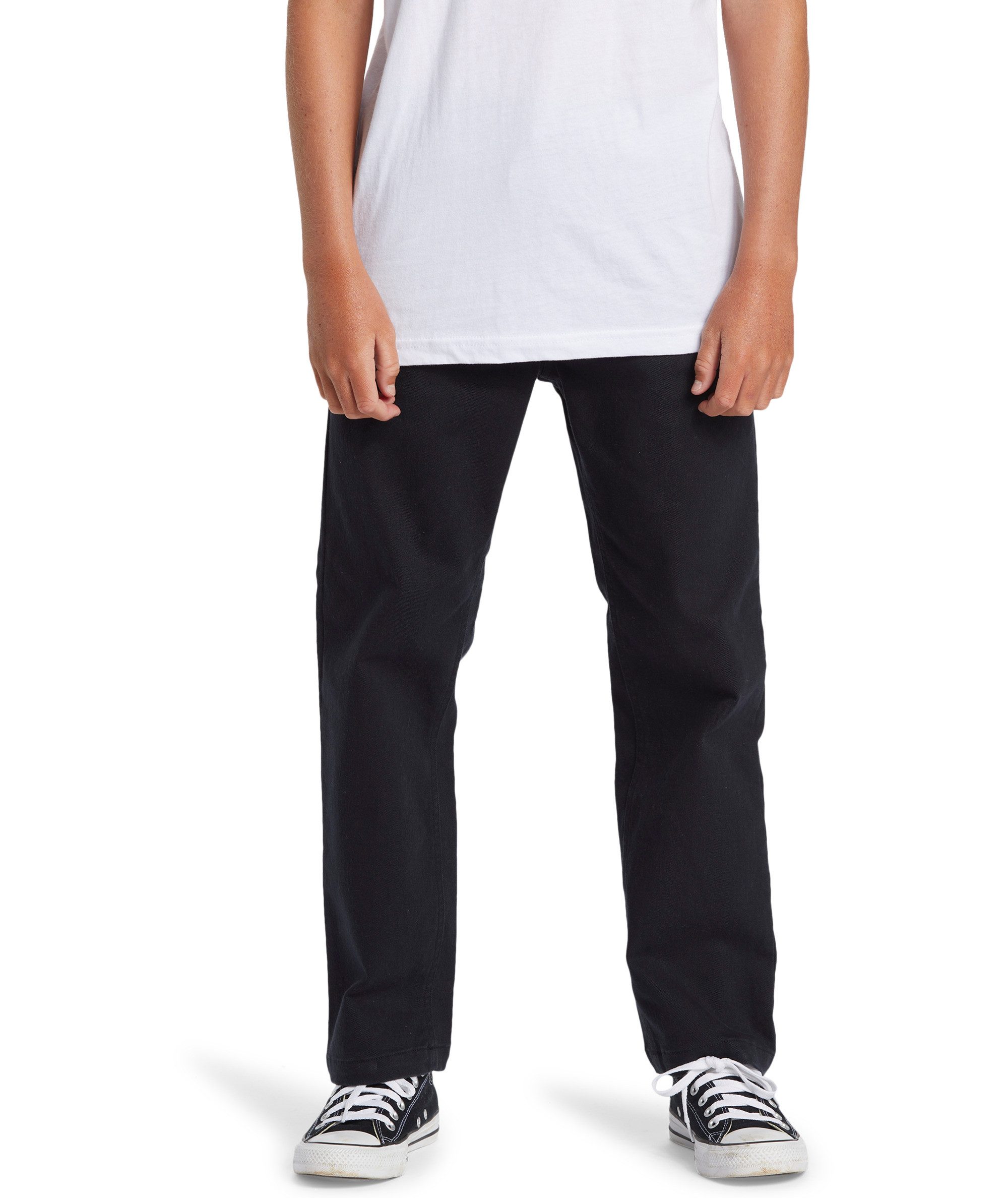 Quiksilver Stoffen broek DNATWILLPANTYTH NDPT KVJ0 jongens broeken maat 12 (146/152) zwart