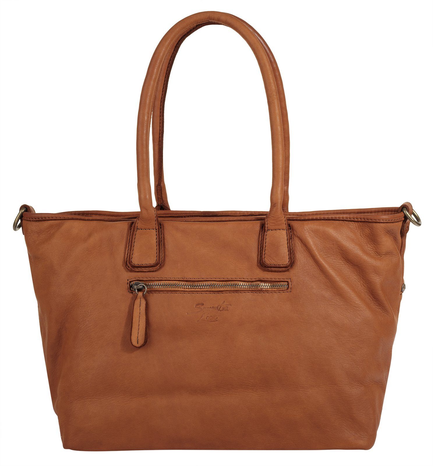 Samantha Look Shopper echt leer, made in italy