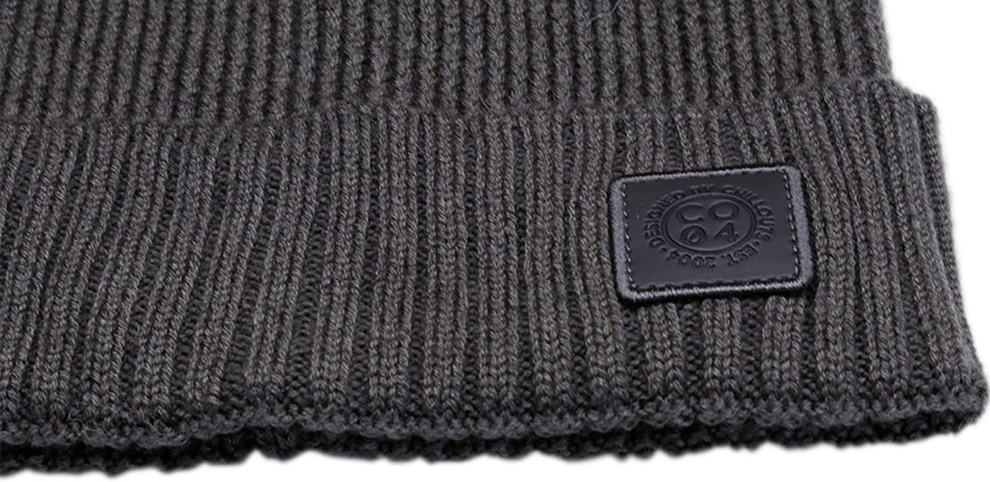 chillouts Gebreide muts Enes Hat met subtiele logo-patch