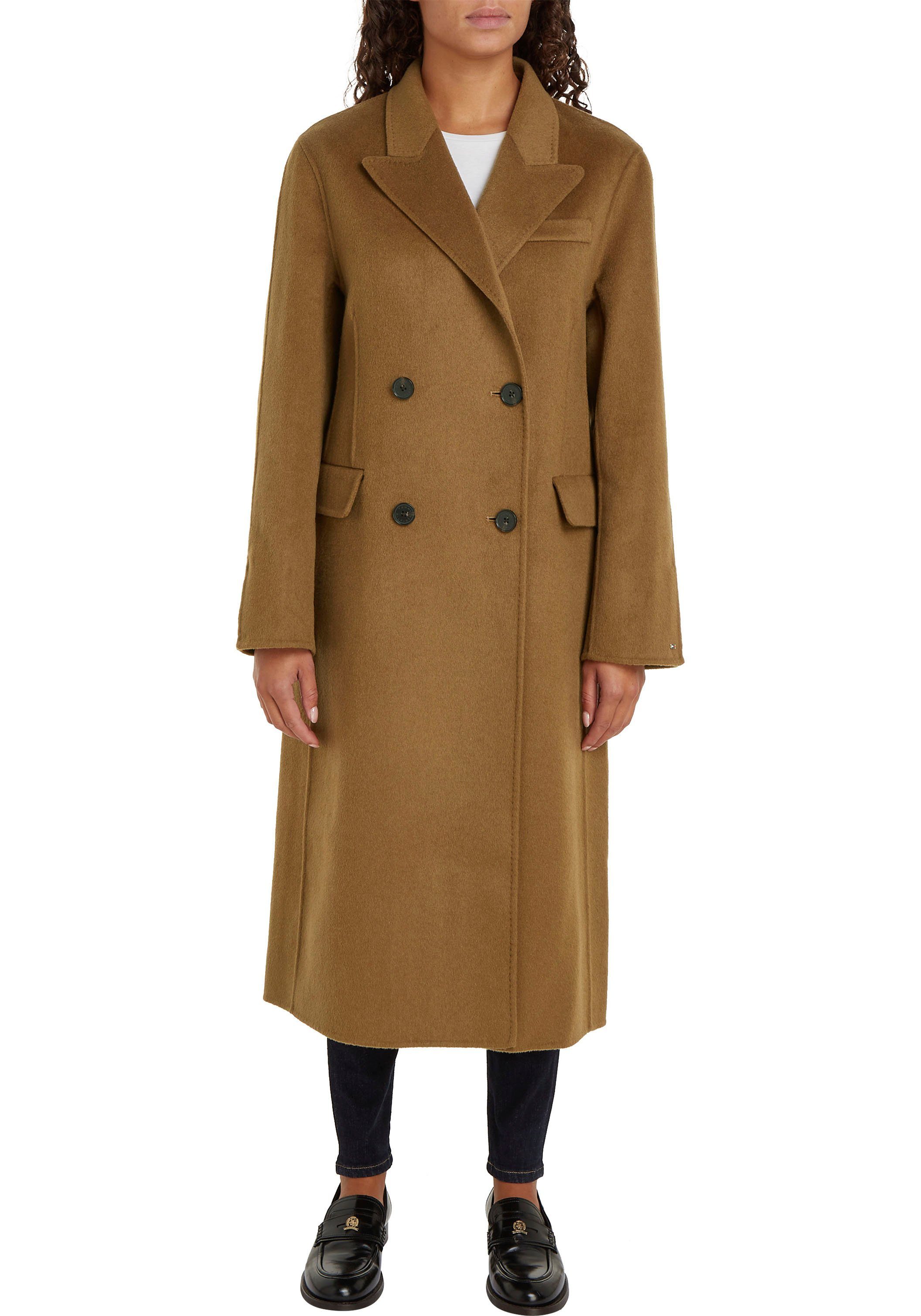 Tommy Hilfiger Winterjas MD DF WOOL BLEND DB COAT met logoborduursel