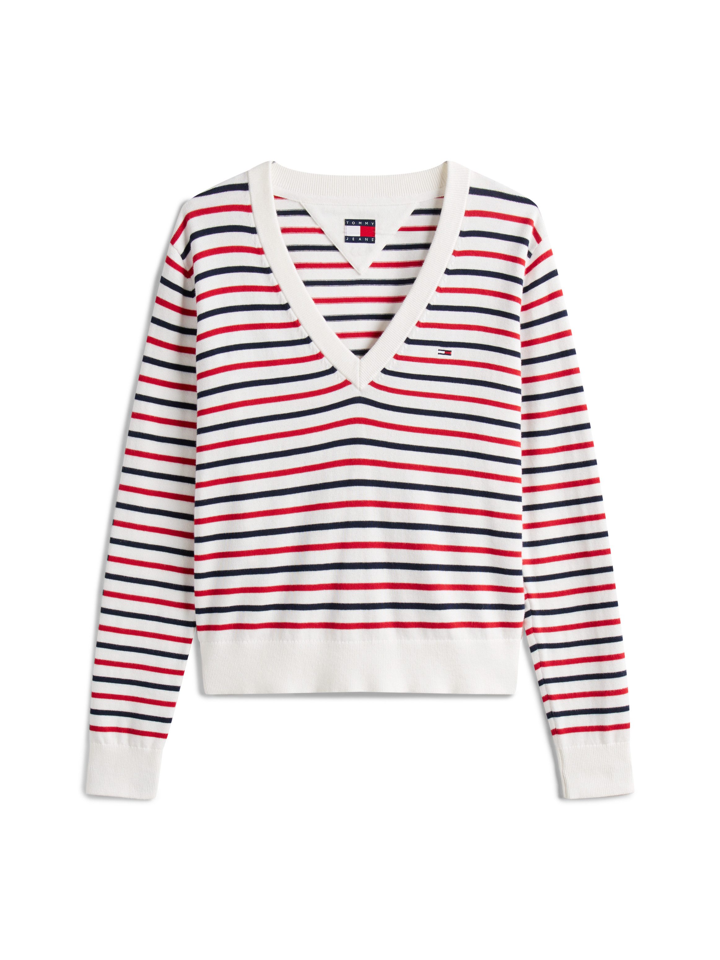 TOMMY JEANS Trui met V-hals TJW ESSENTIAL VNECK SWEATER EXT