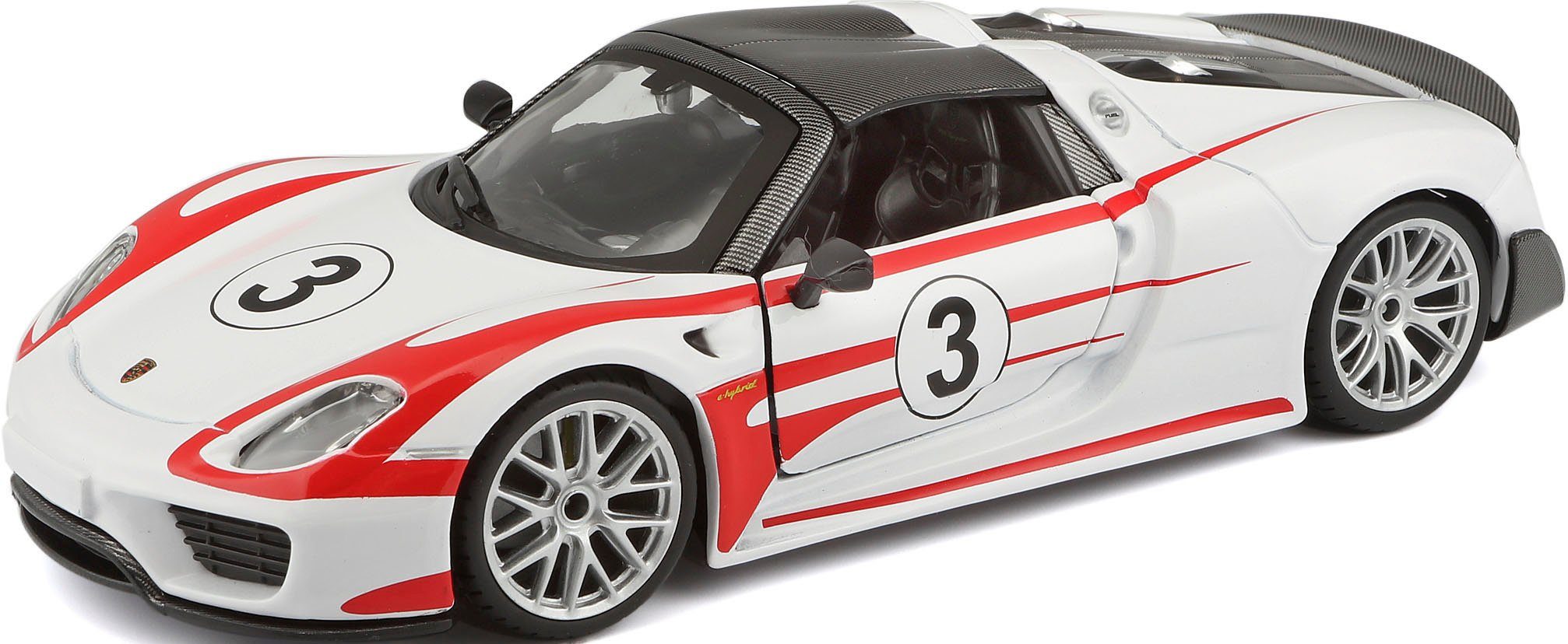 Bburago Auto op schaal Race Porsche 918 Spyder, Weissach