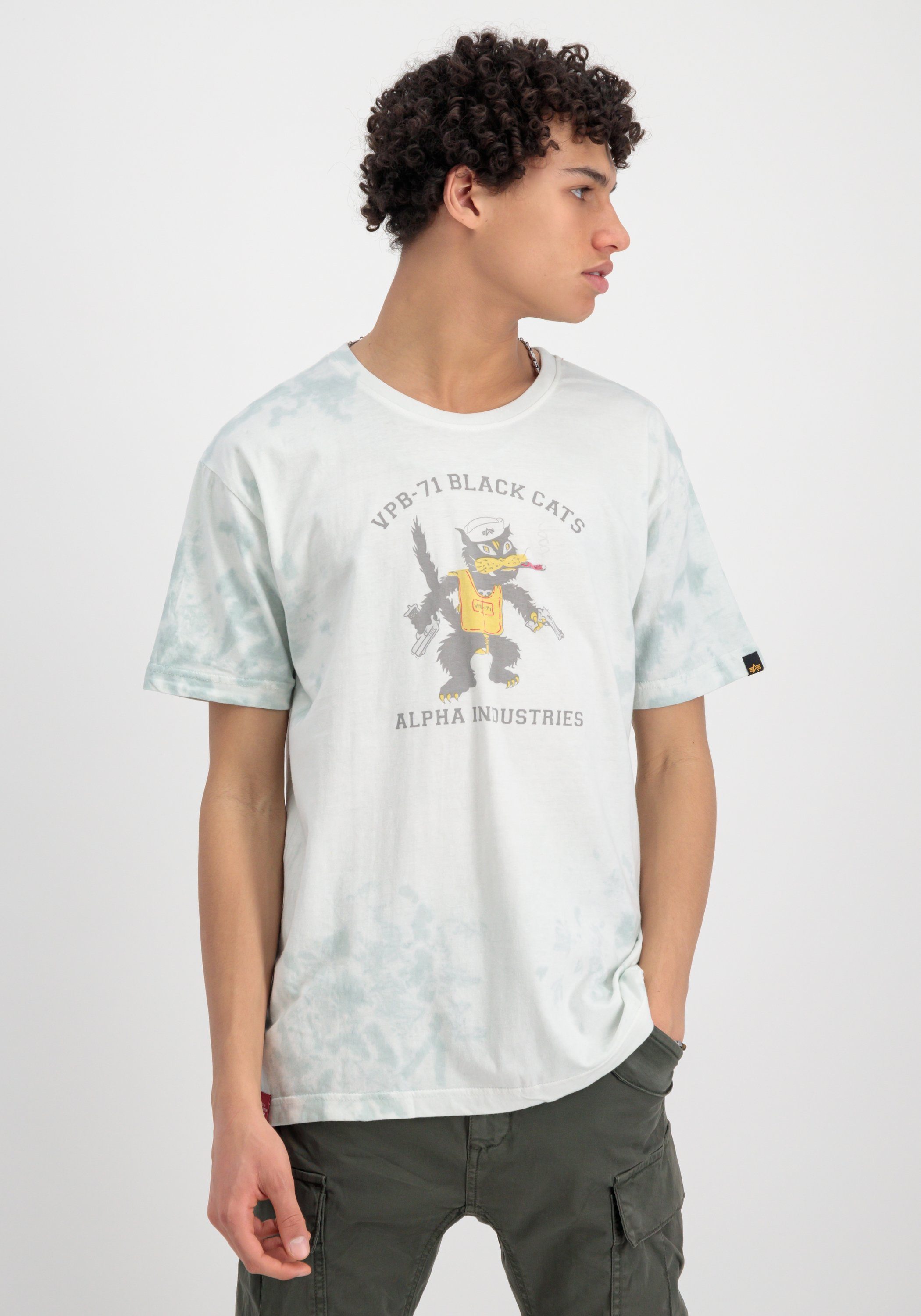 Men Alpha Black online Cats OTTO Industries Industries - T-shirt Alpha T | T-Shirts bestellen
