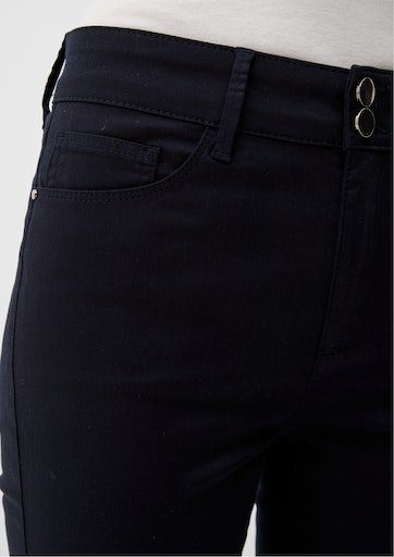 s.Oliver BLACK LABEL 5-pocket jeans met een dubbele knoopsluiting