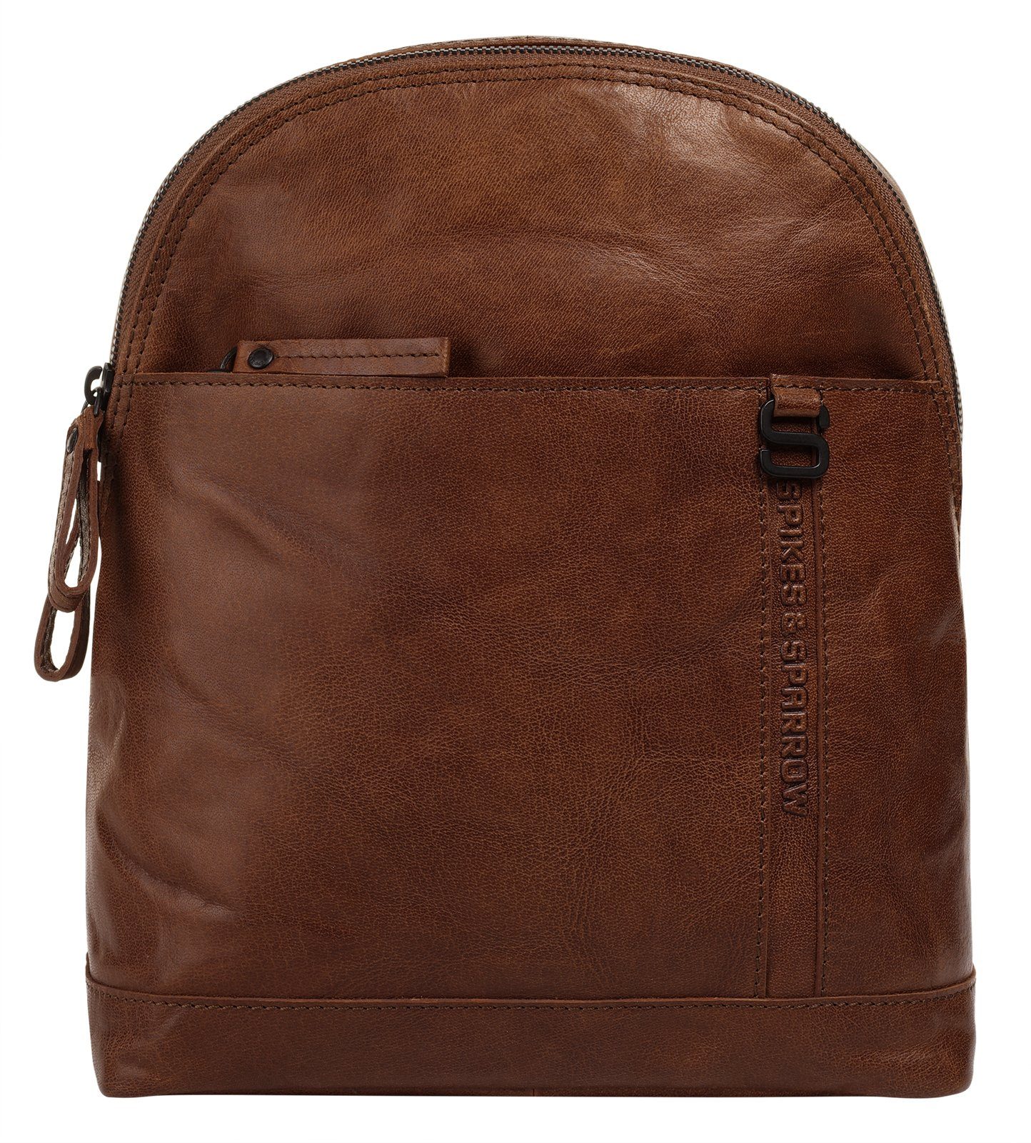 Spikes & Sparrow Rugzak BACKPACK echt leder dames rugzakken maat Onesize bruin