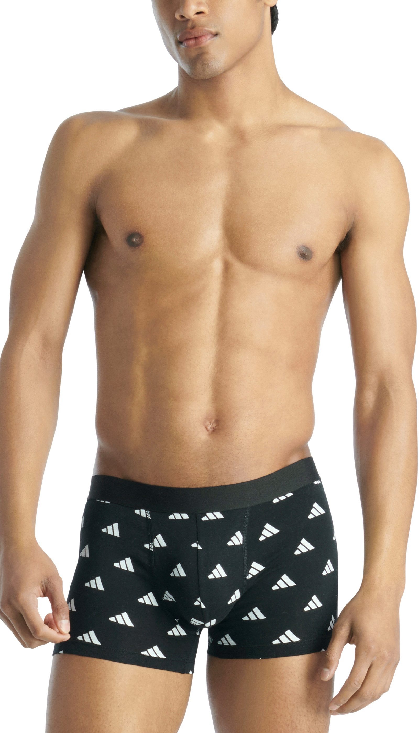 adidas Sportswear Trunk Active Flex Cotton met elastische logoband (Set van 3)