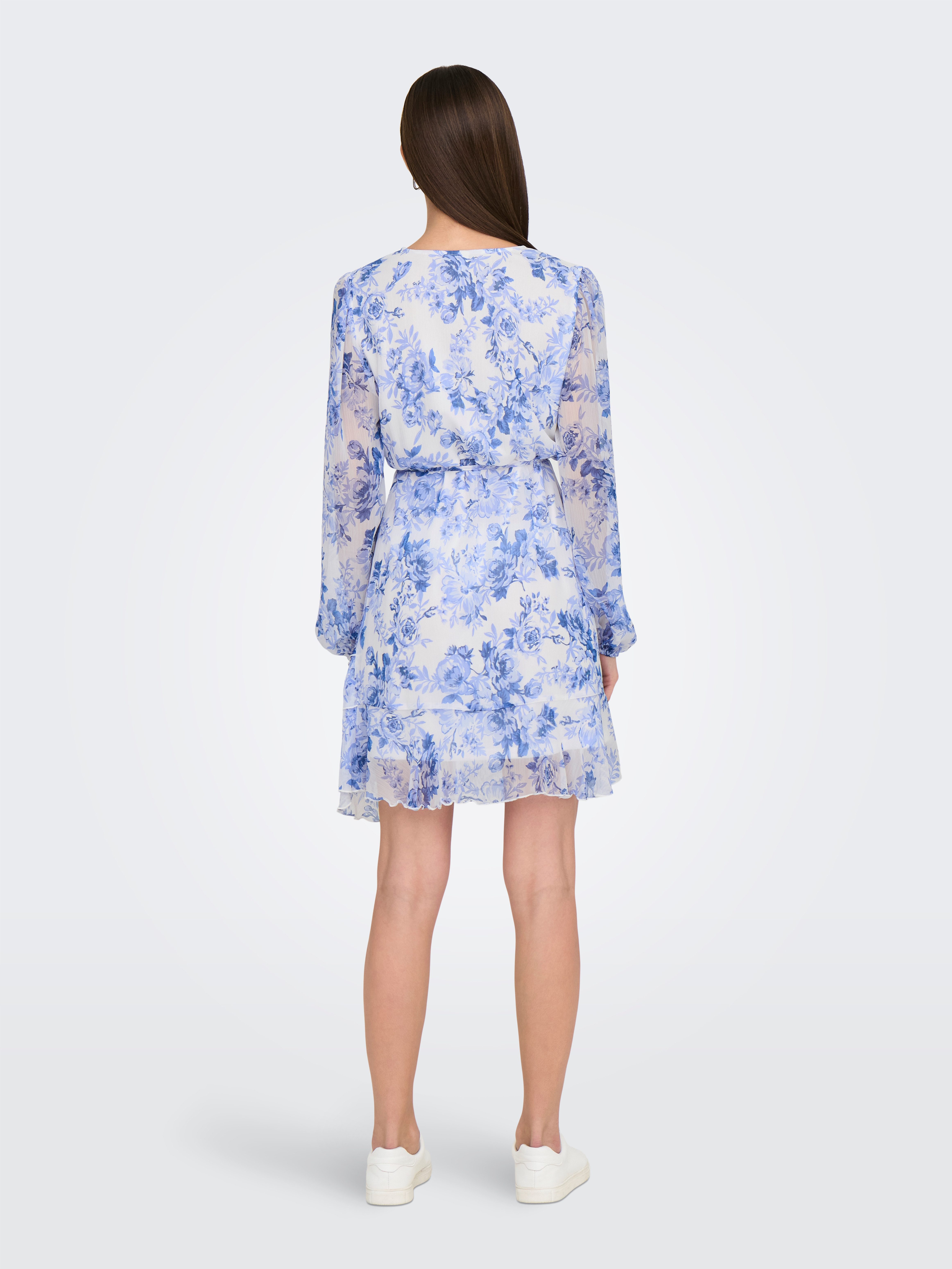 Only Mini-jurk ONLMIRIAM LIFE L/S LAYERED DRESS PTM