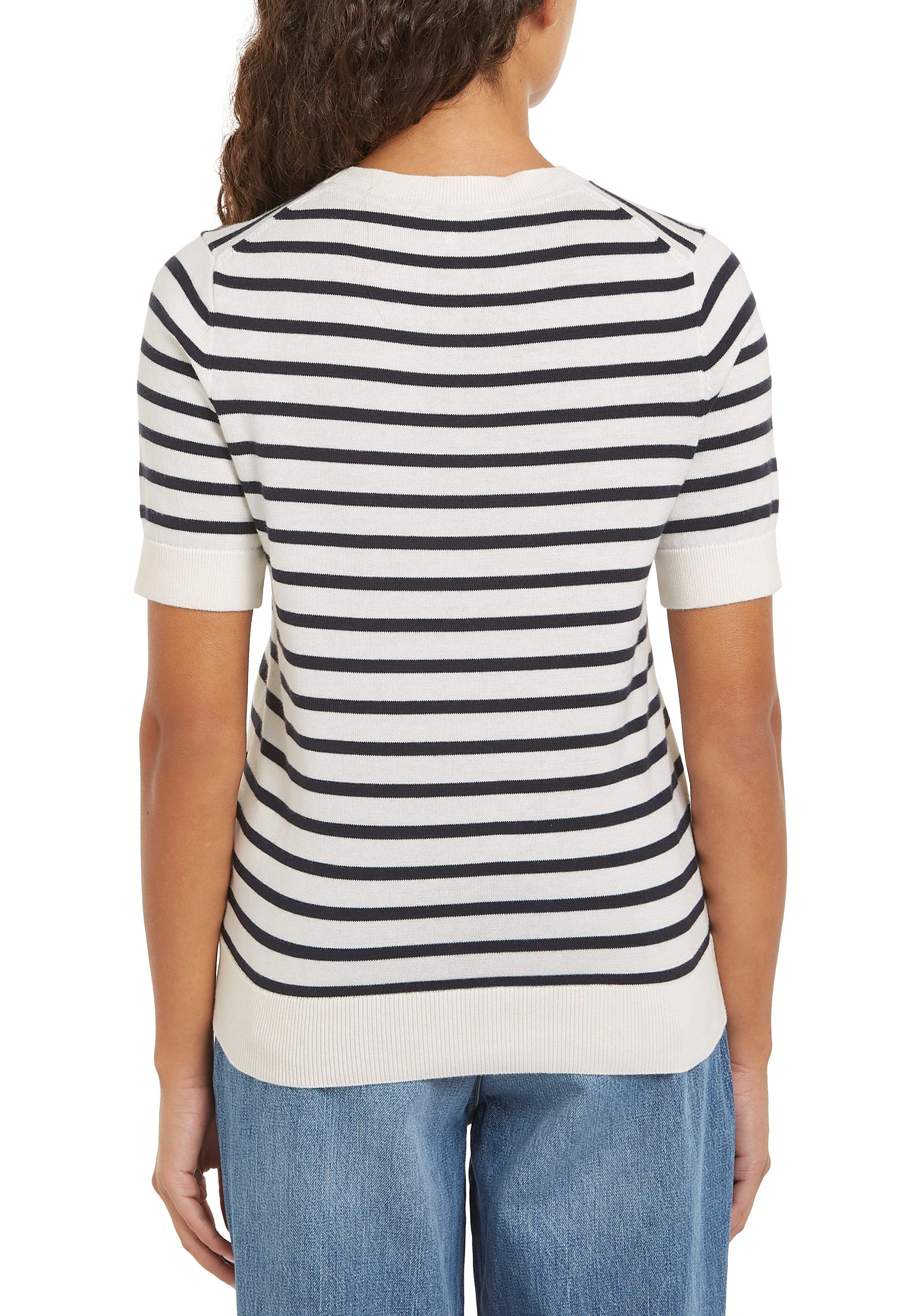 Tommy Hilfiger Trui met korte mouwen CO JERSEY STITCH C-NK SS SWEATER