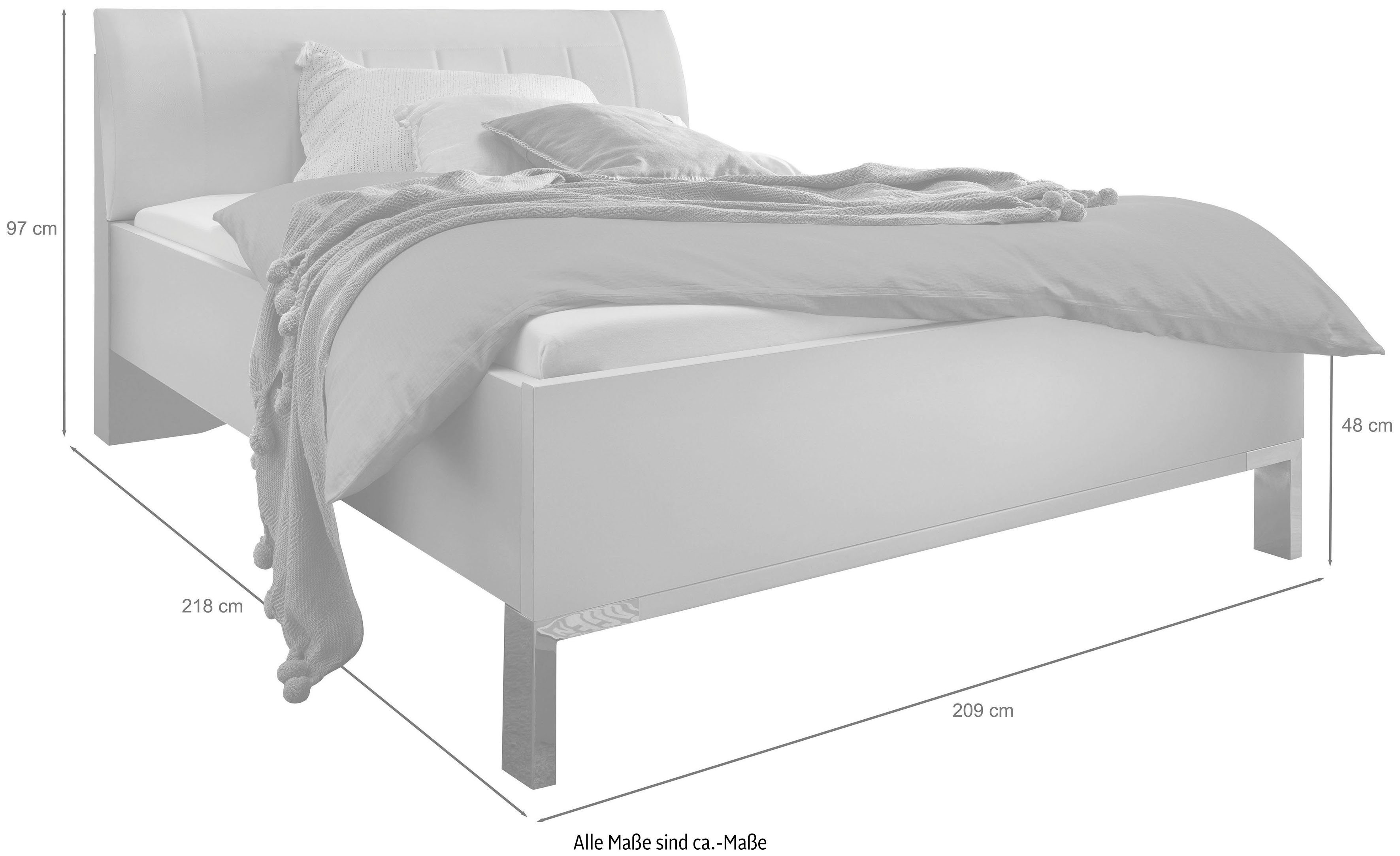 WIEMANN Futonbed Quito viervoudig verstelbare lighoogte