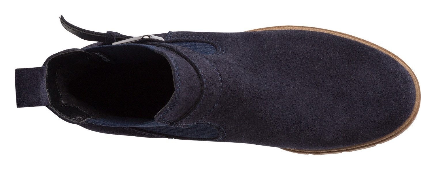 Tamaris Chelsea-boots blokhak, businessmode, enkellaars met decoratieve gesp