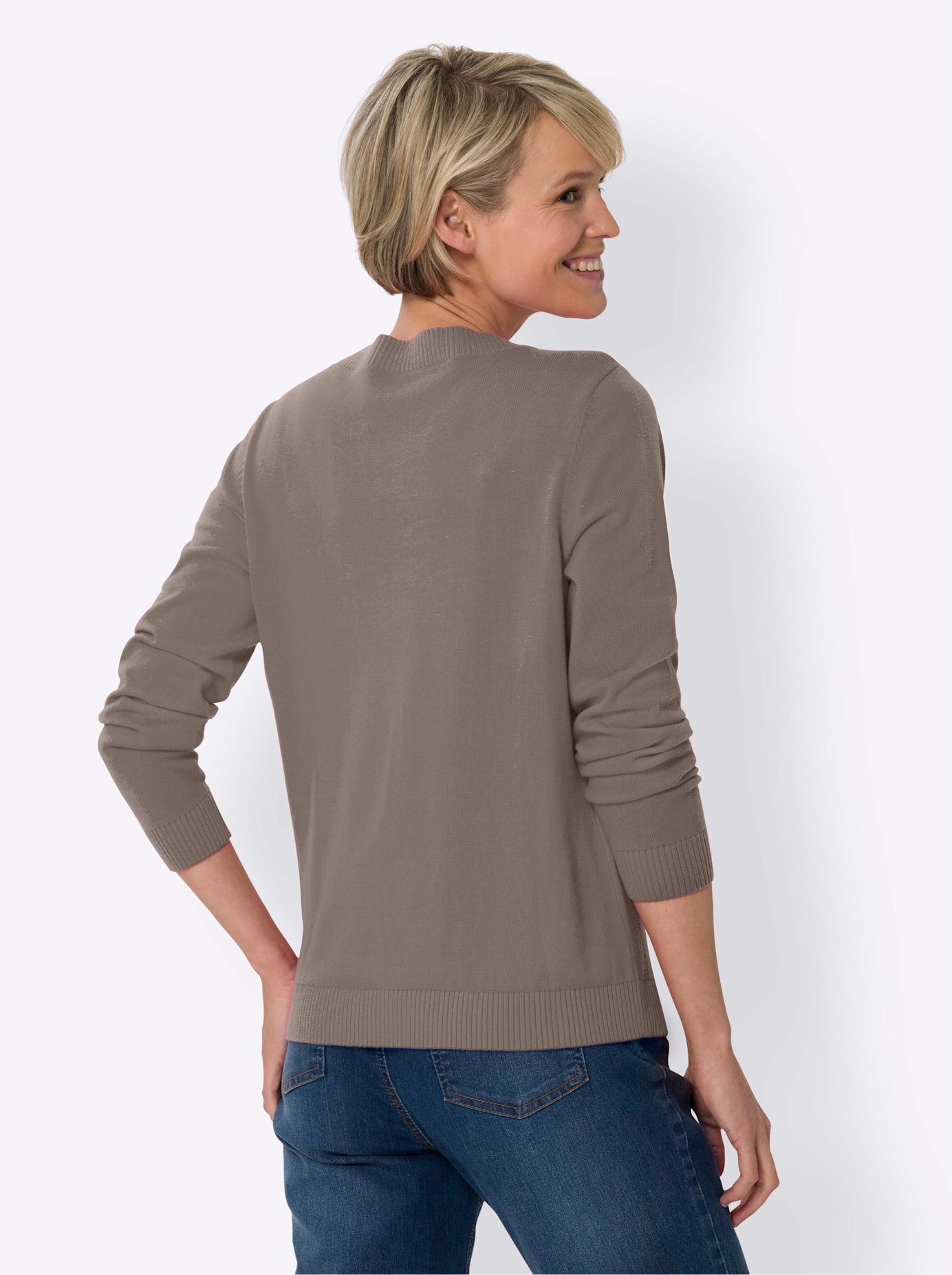 Classic Basics Gebreide Trui met lange mouwen