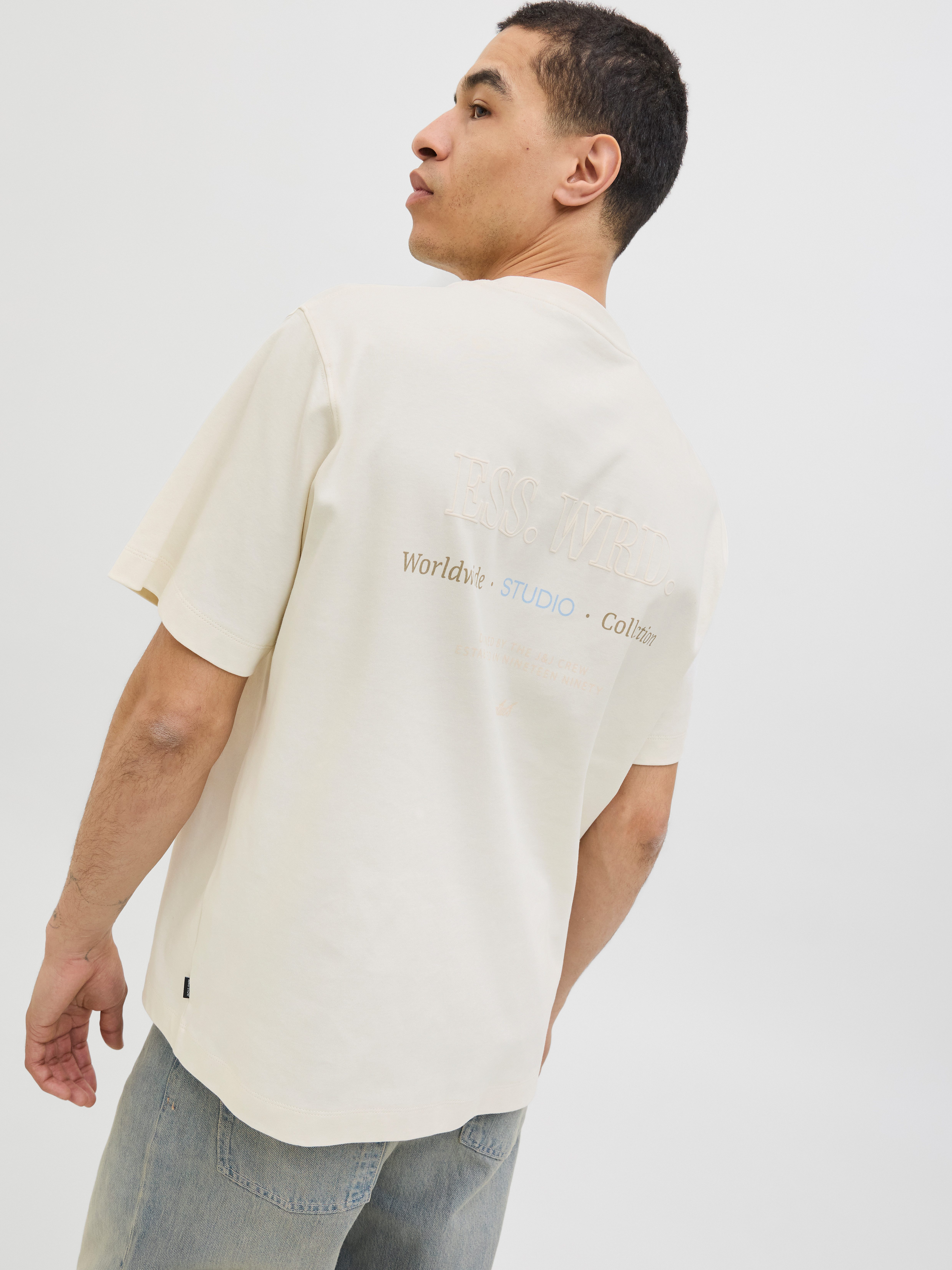 Jack & Jones Shirt met ronde hals JJEURBAN EDGE STUDIO TEE SS O-NECK NOOS
