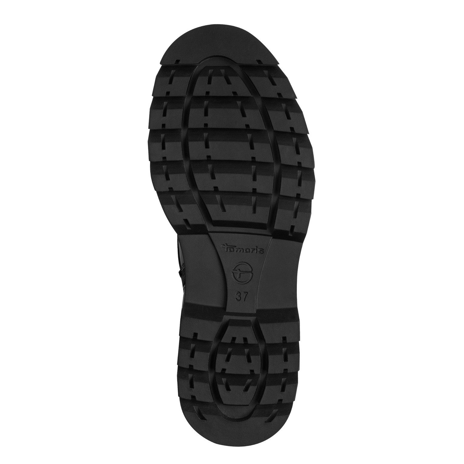 Tamaris Veterlaarsjes , blokhak, veterboots met glanzende, elastische veters
