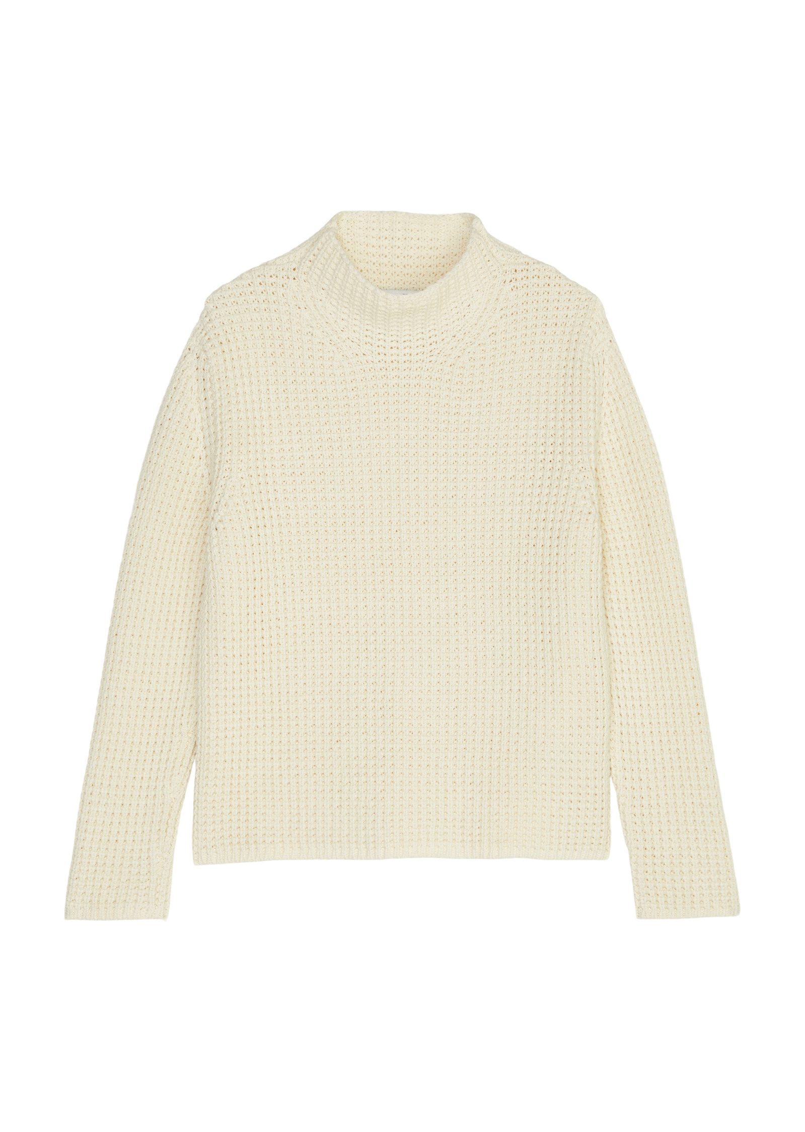 Marc O'Polo DENIM Trui met staande kraag met trendy breipatroon