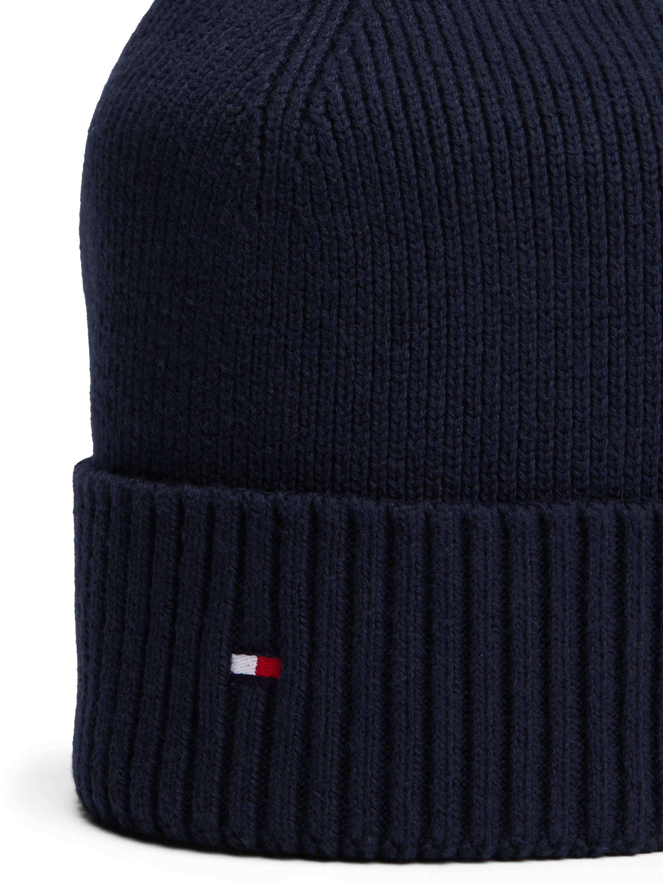Tommy Hilfiger Gebreide muts TH FLAG PIMA COTTON BEANIE