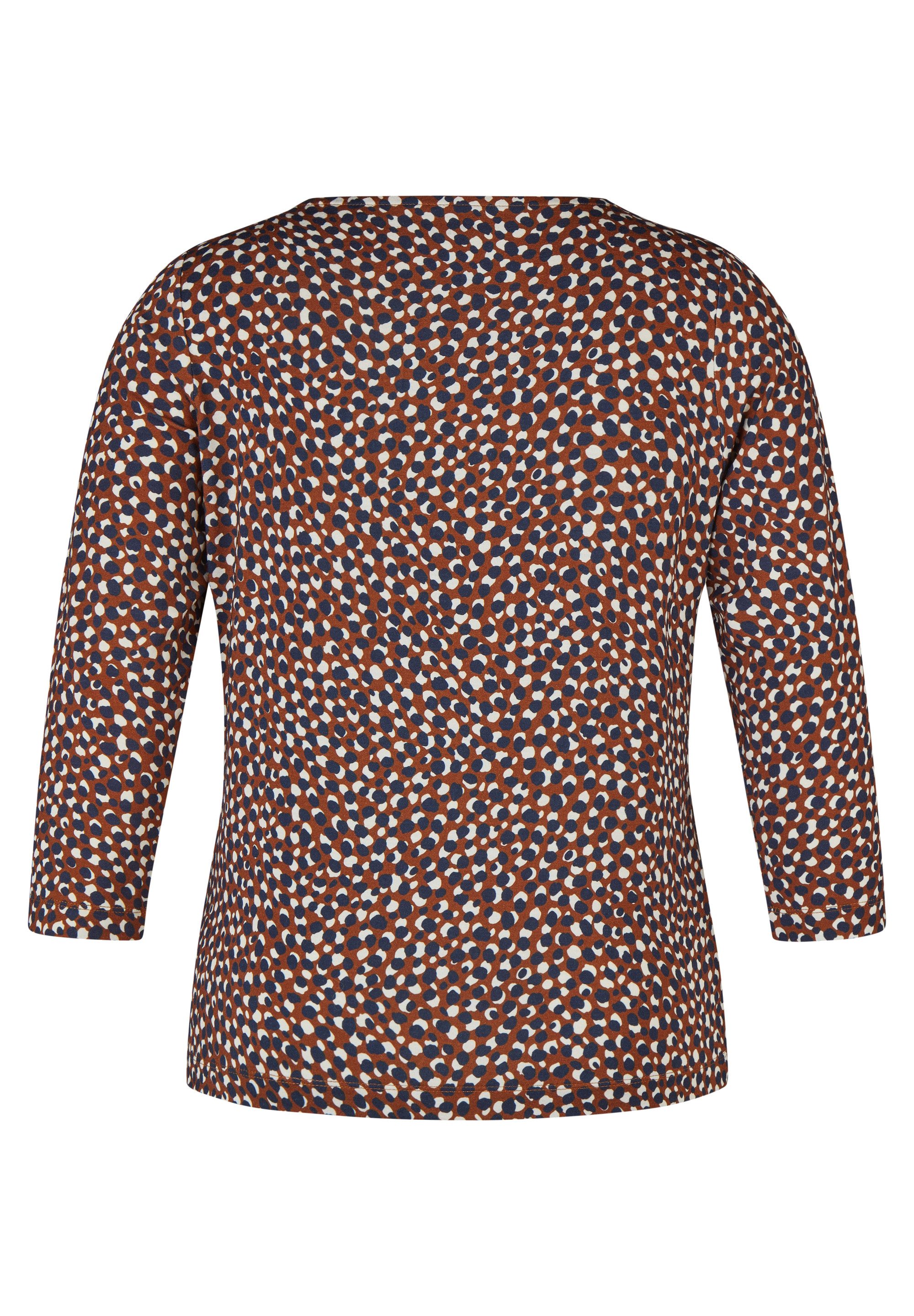 Rabe Shirt met 3/4 mouwen met all-over motief