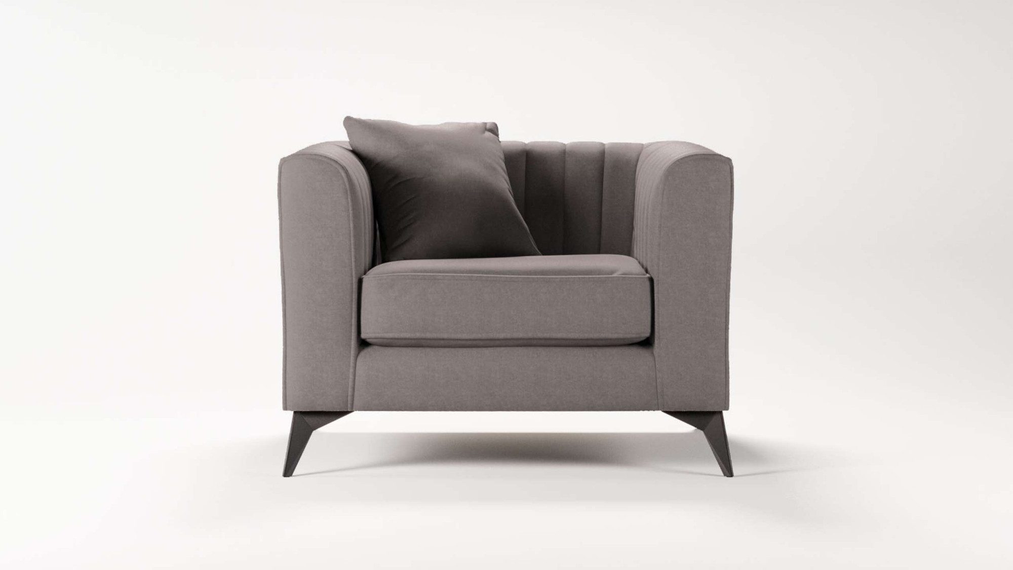 Places of Style Fauteuil MATTHEW loungestoel, afmetingen B/D/H: 99/86/74 cm