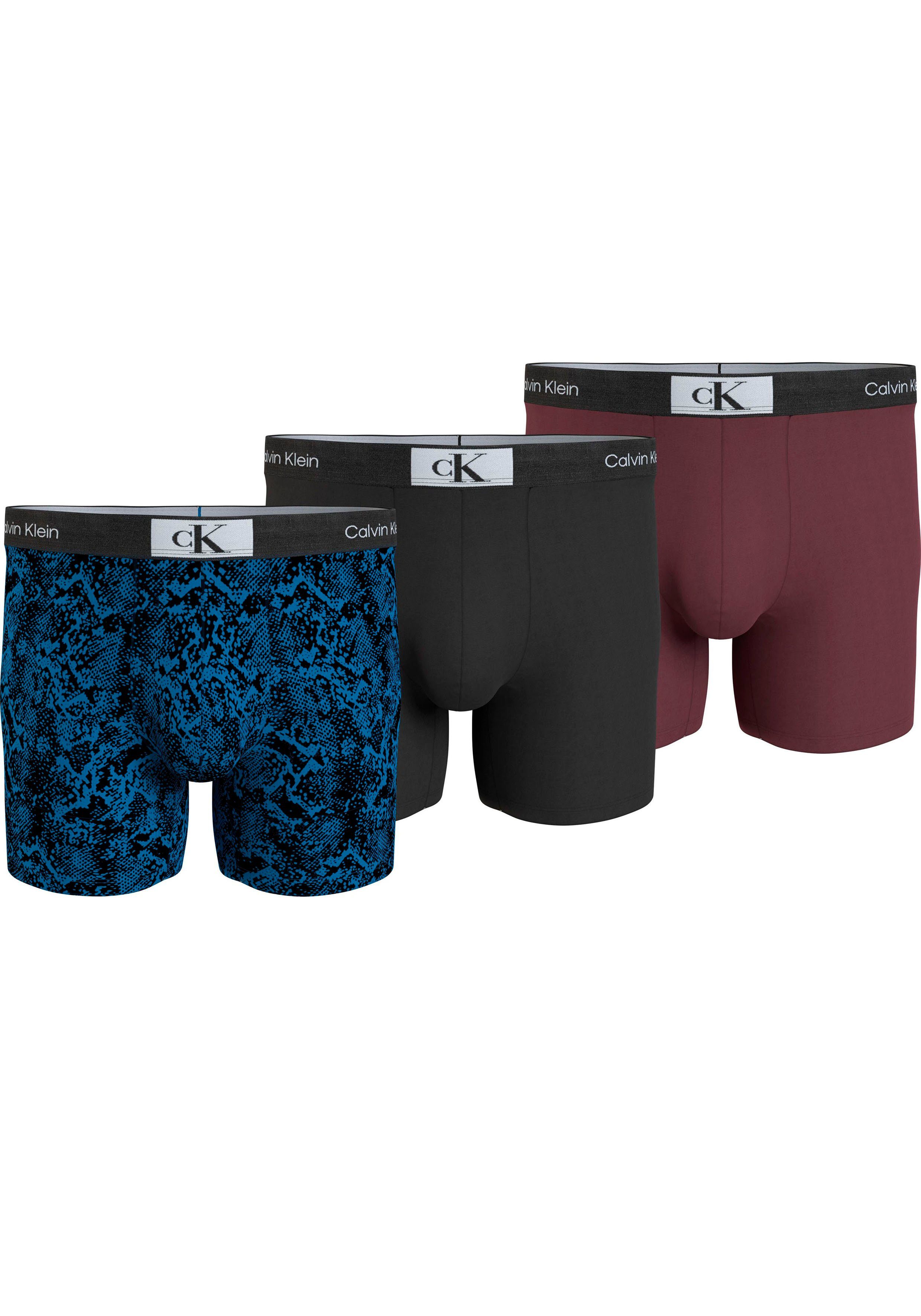 Calvin Klein Boxershort BOXER BRIEF 3PK met elastische logo-band (3 stuks)
