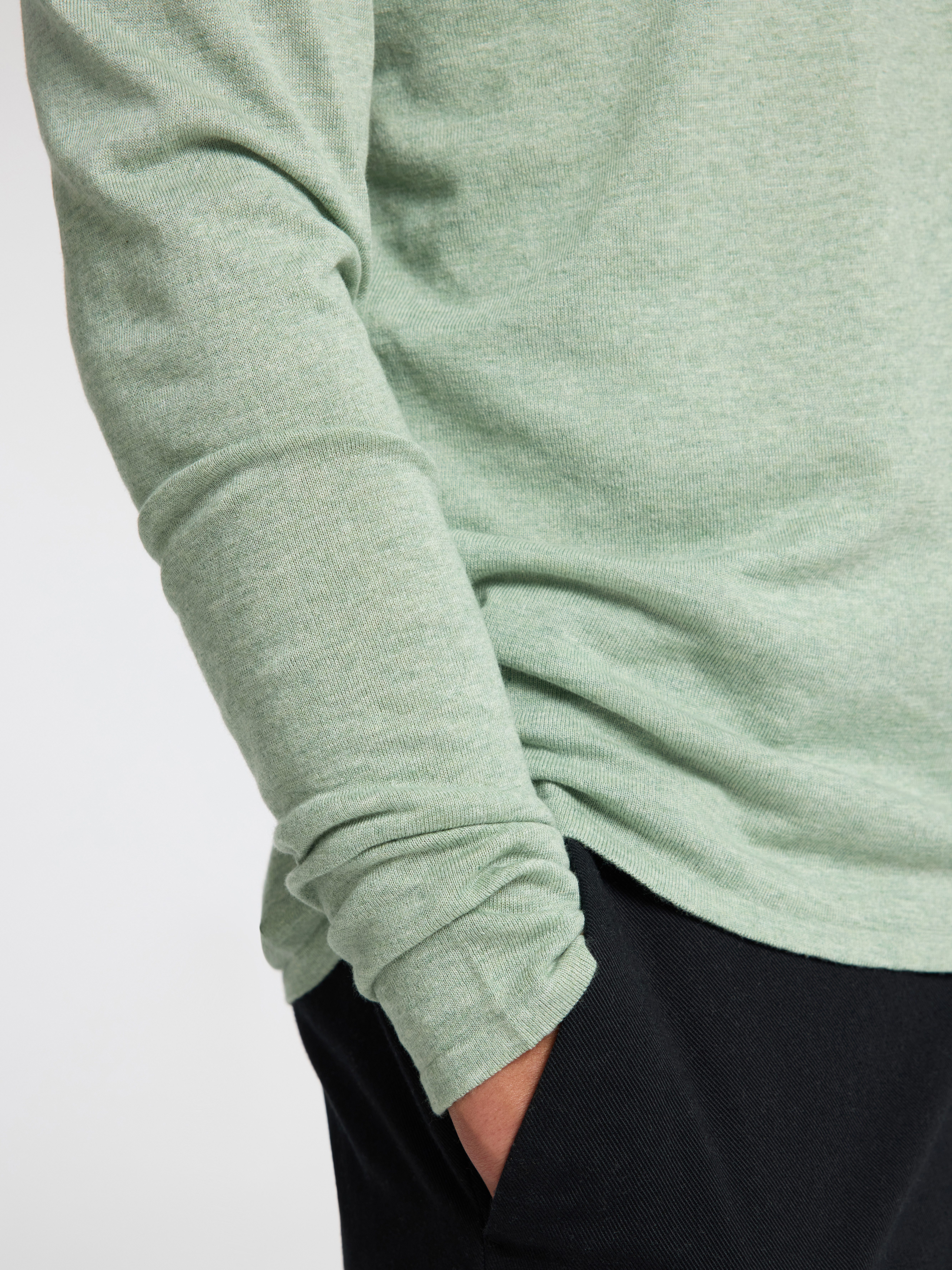 SELECTED HOMME Trui met ronde hals SLHROME LS KNIT CREW NECK NOOS