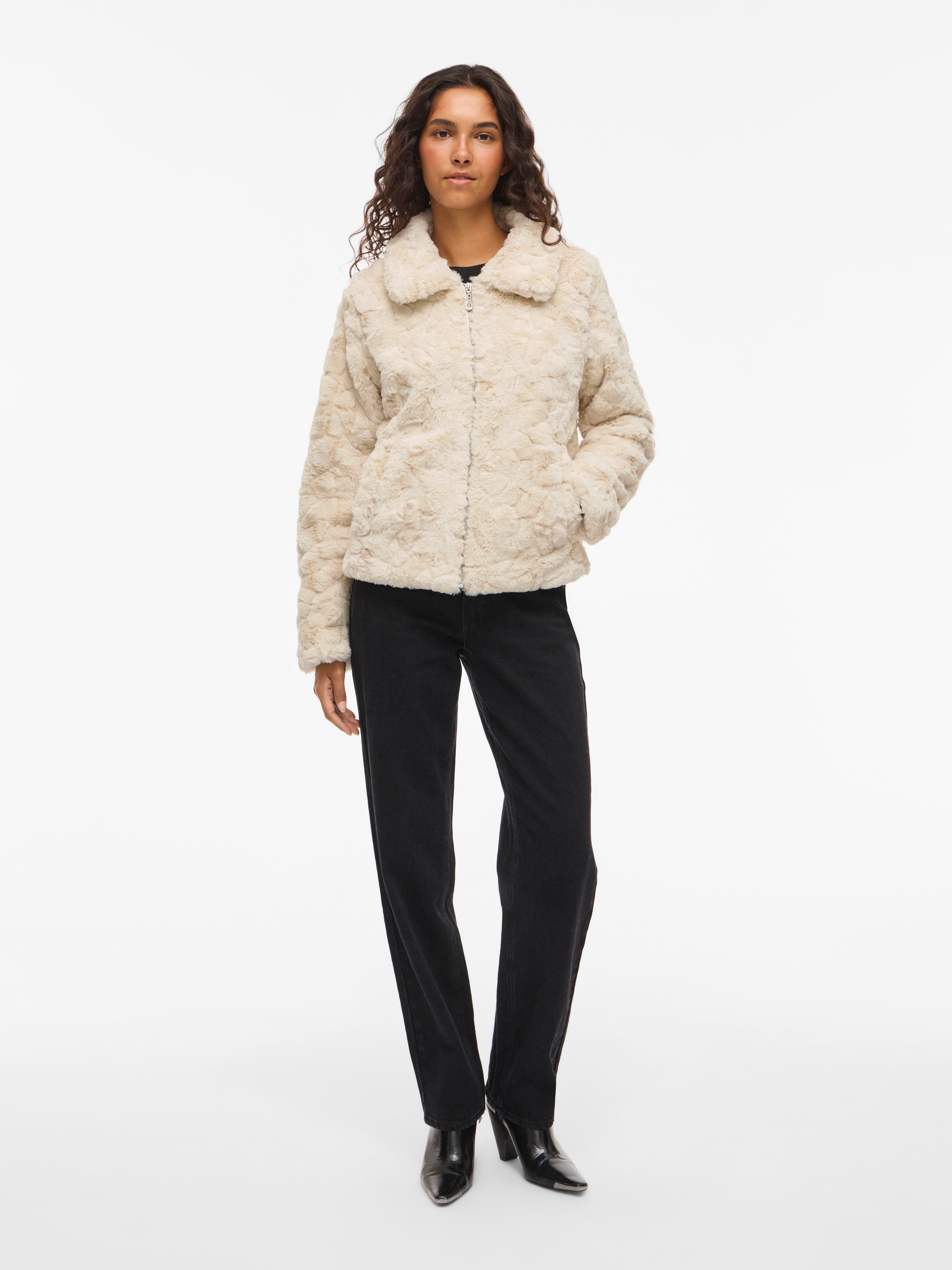 Vila Gewatteerde jas VIDORTE L/S JACKET/PB