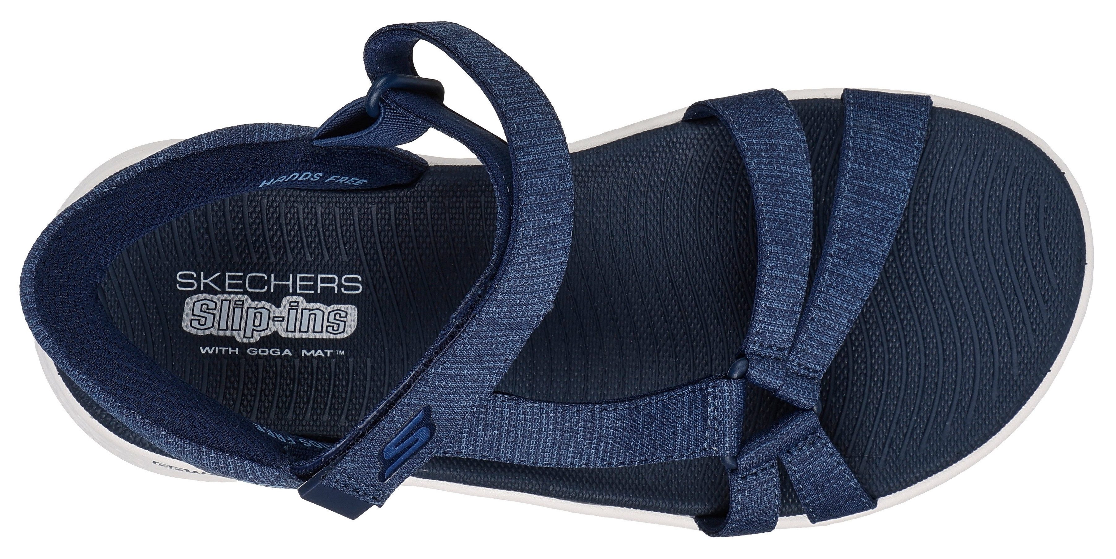 Skechers Sandalen GO WALK FLEX SANDAL-ILLUMINATE , sandalette, trekking sandaal met gogo mat voetbed
