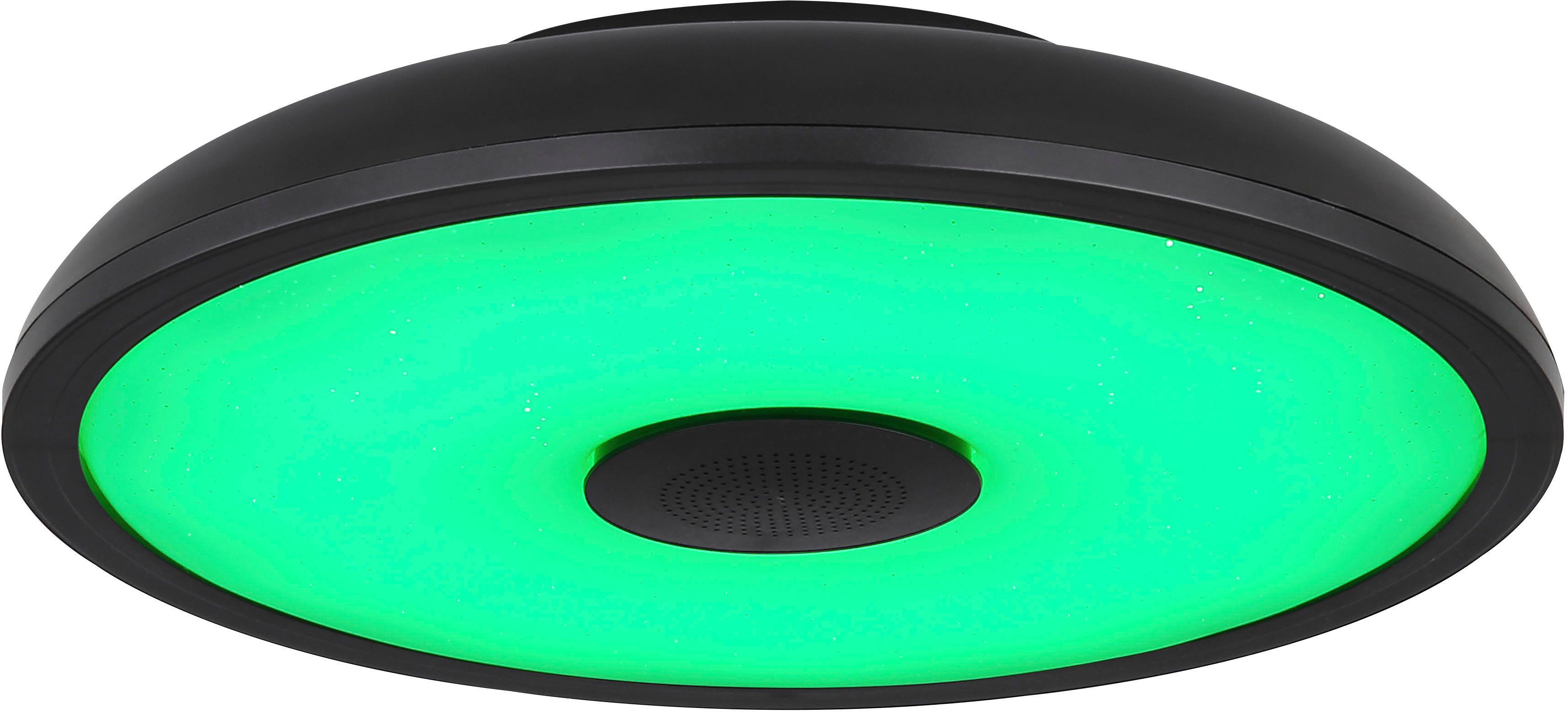 Globo Lightning Led-plafondlamp Raffy Luidspreker, plafondlamp kunststof, led, muziek (1 stuk)